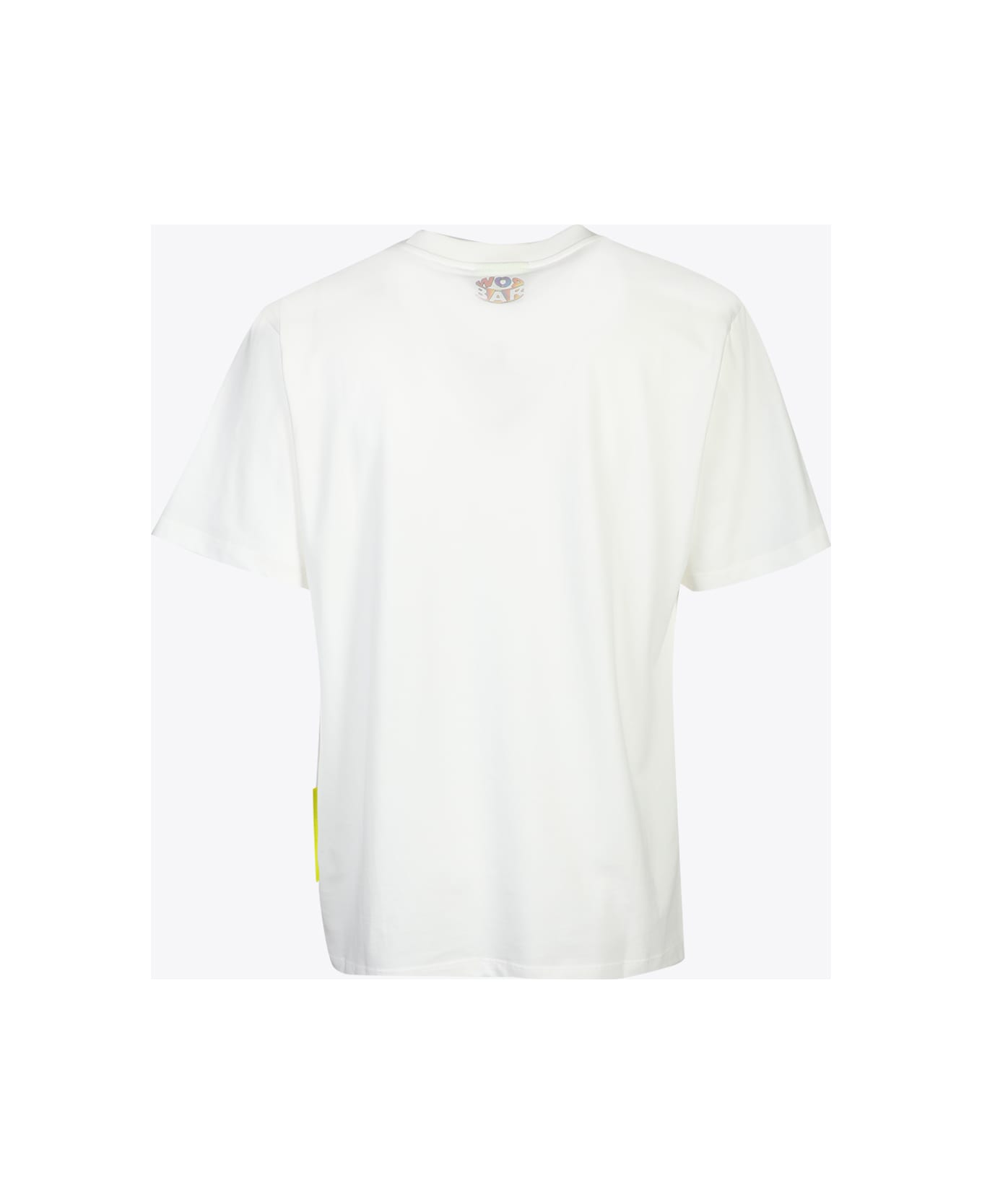 Barrow Jersey T-shirt Unisex White cotton t-shirt with chest print - Bianco
