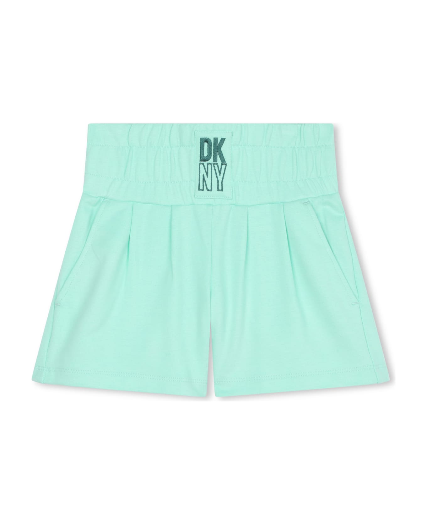 DKNY Shorts With Logo - Green ボトムス