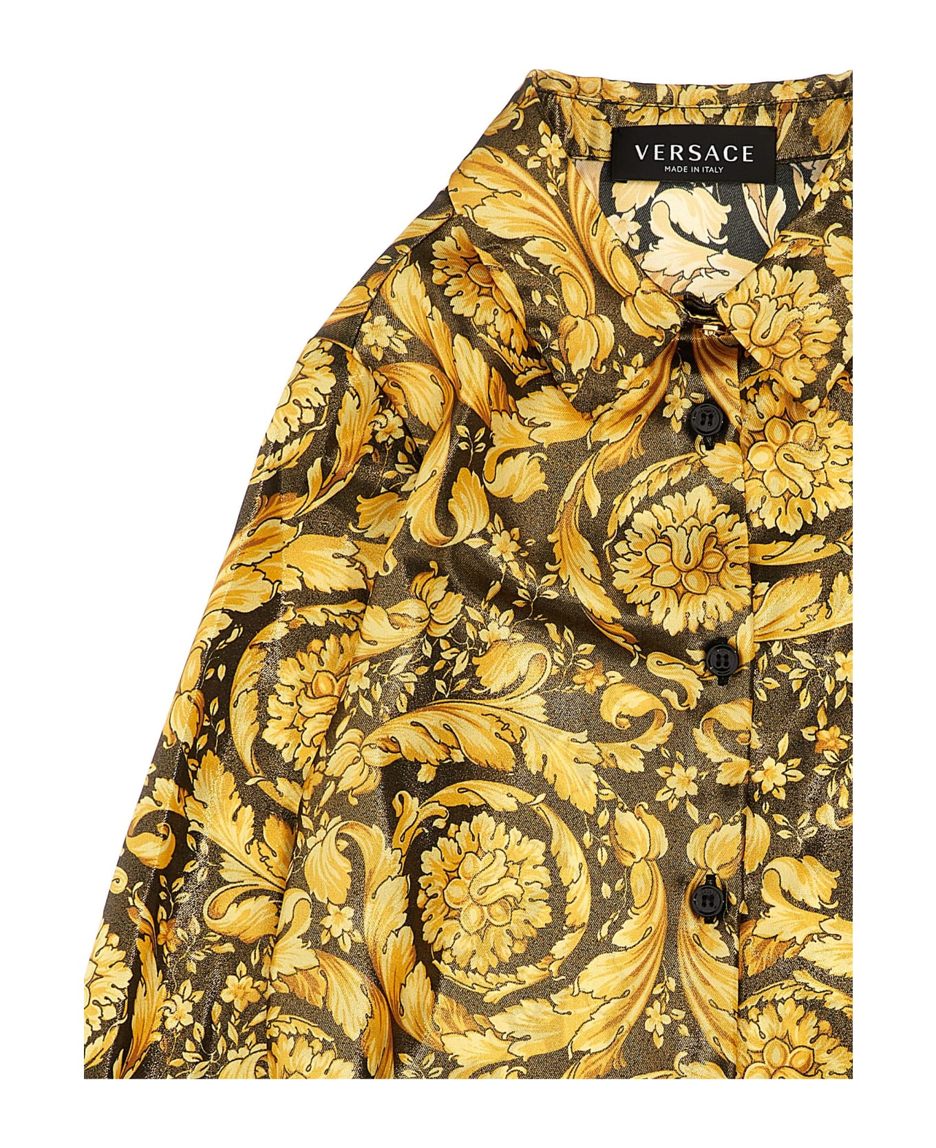 Young Versace 'barocco' Dress - GOLD