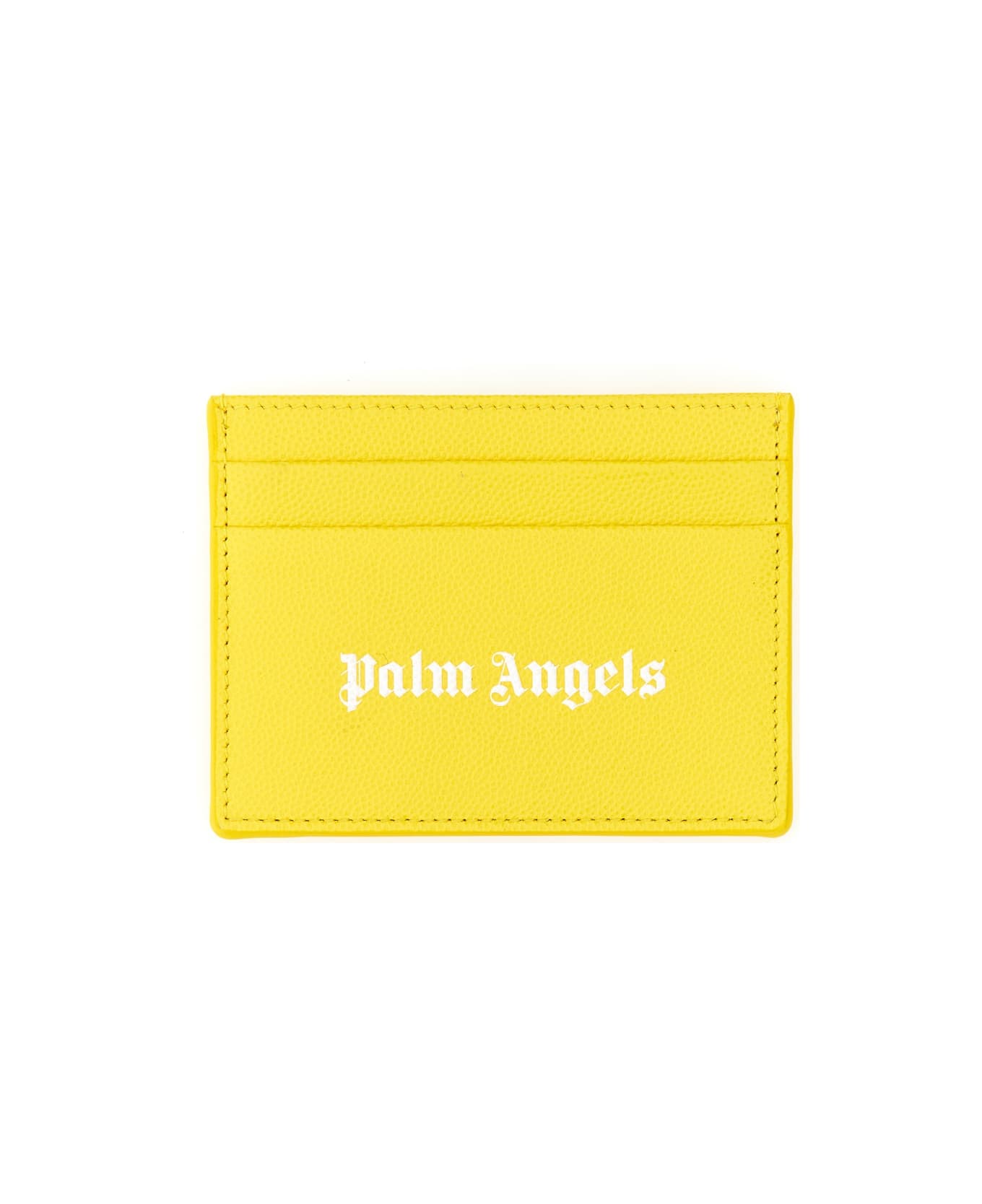 Palm Angels Caviar Card Holder - YELLOW 財布