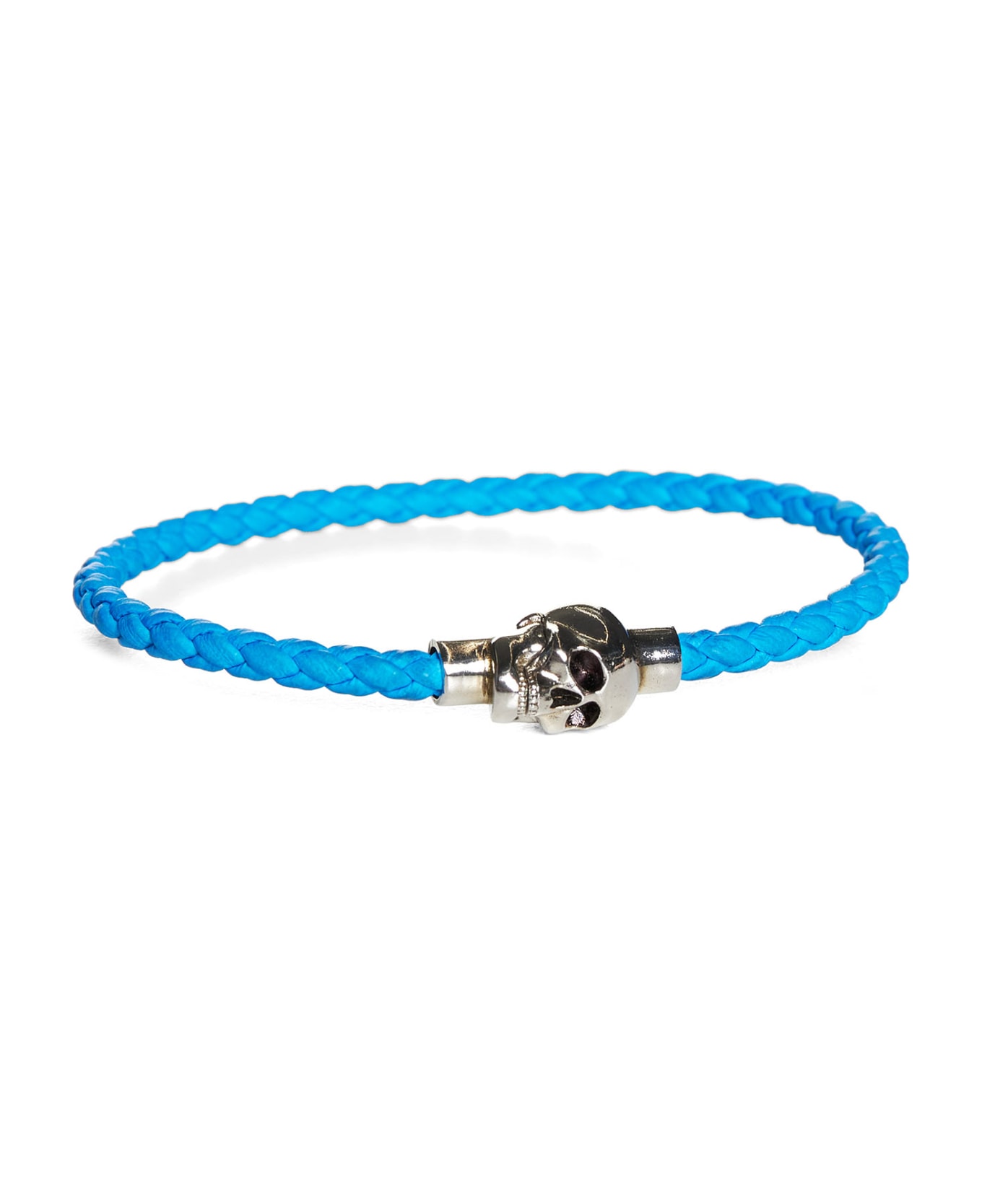Alexander McQueen Bracelet - A.silver/elect.blue