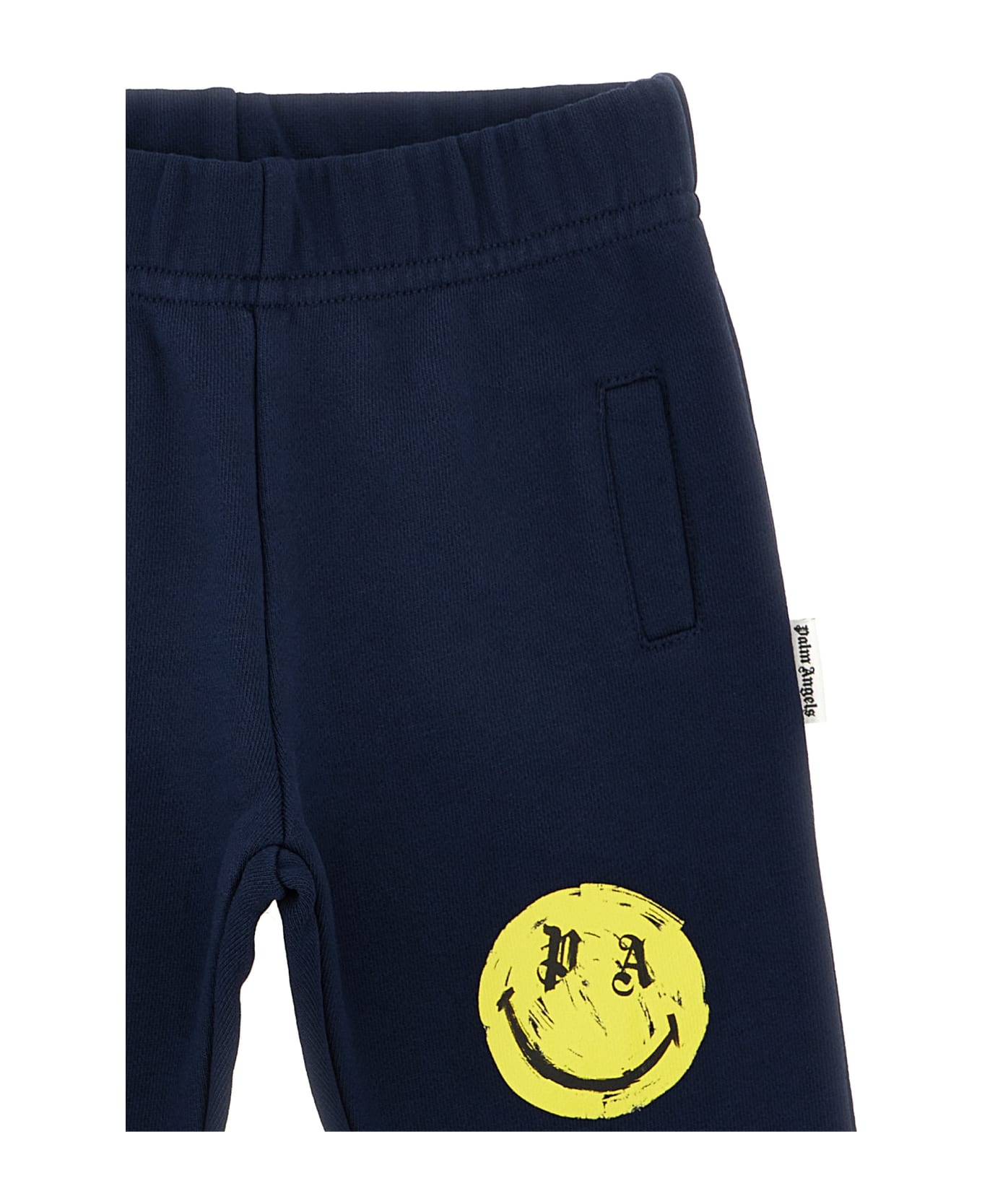 Palm Angels 'pa Smiley Brush' Joggers - Blue ボトムス
