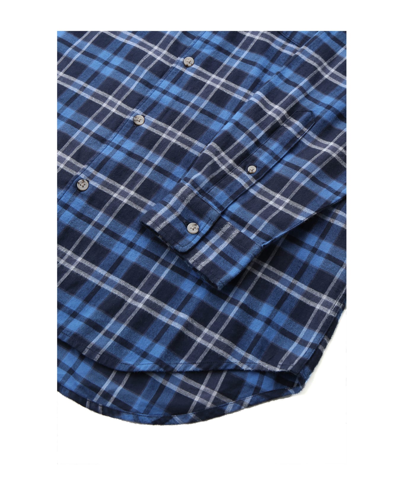 Woolrich Tweed Shirt - BLUE CHECK