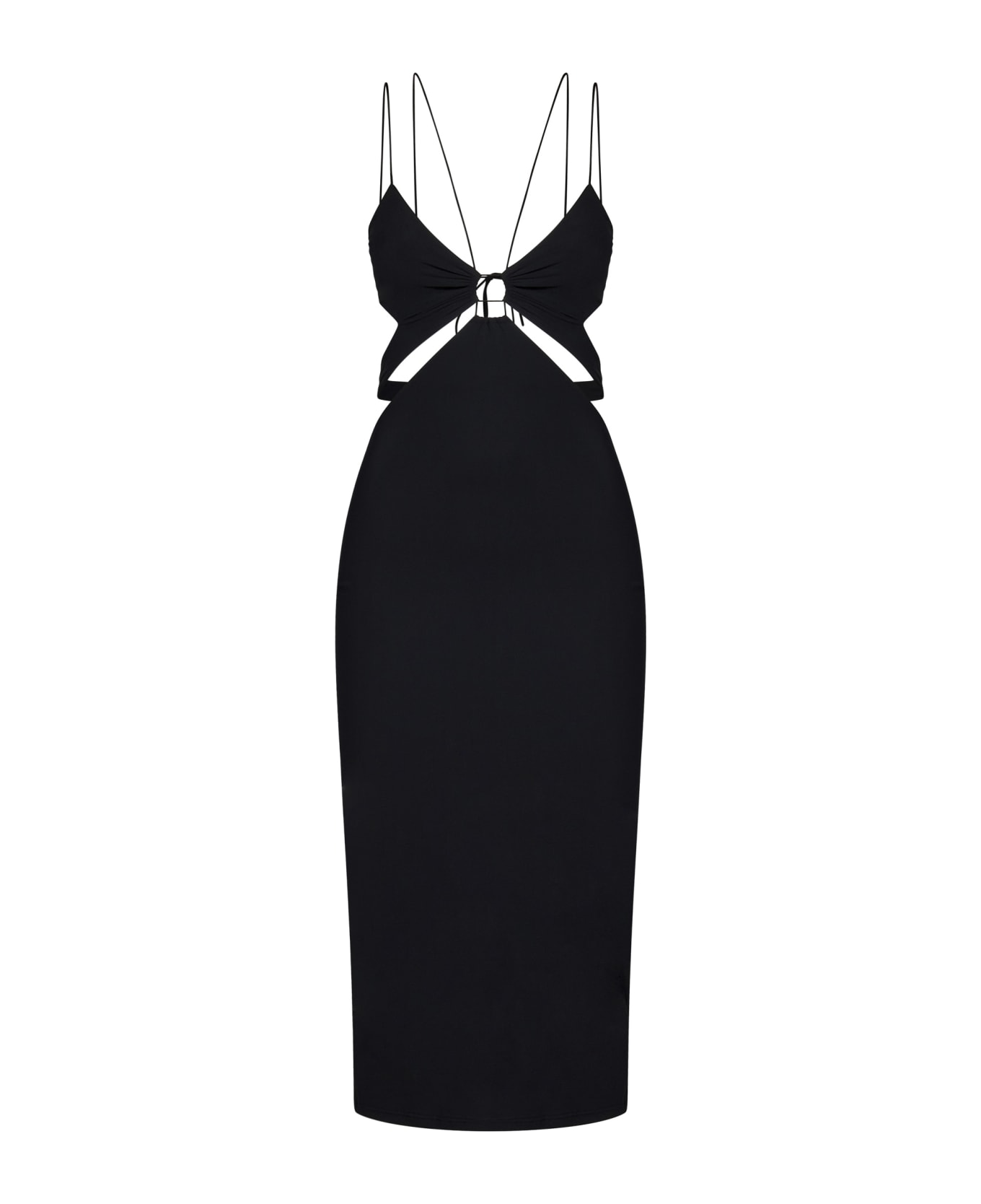 Amazuìn Klea Midi Dress - Black ワンピース＆ドレス