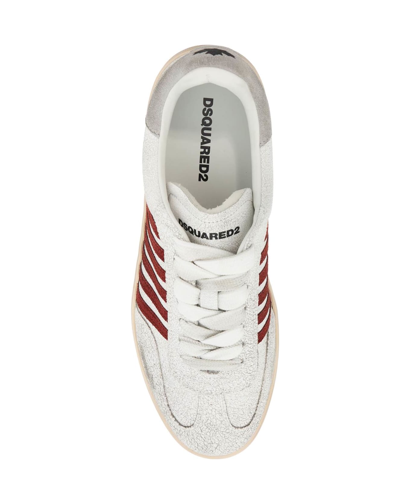 Dsquared2 Boxer Sneakers - BIANCOBORDEAUGRIGIO