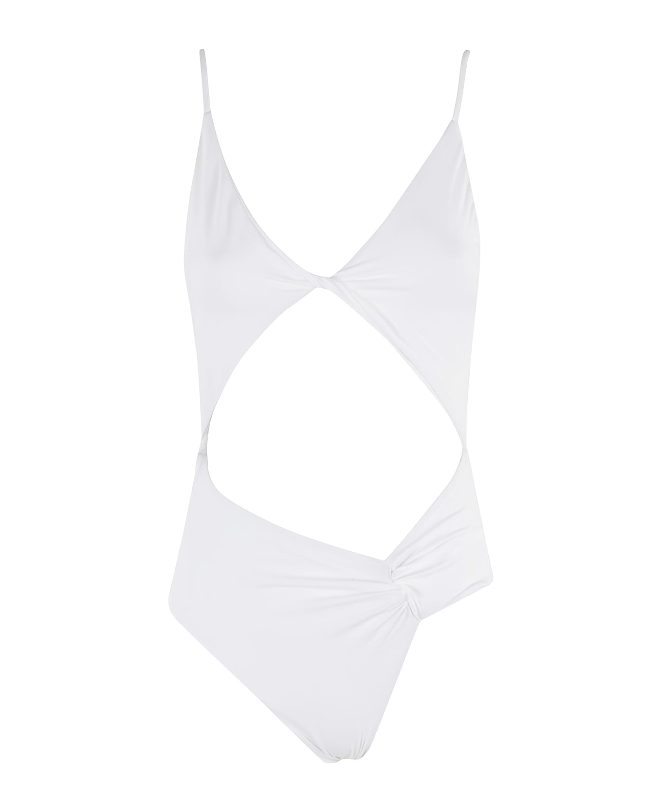 Federica Tosi Costume Intero Spalline - Bianco