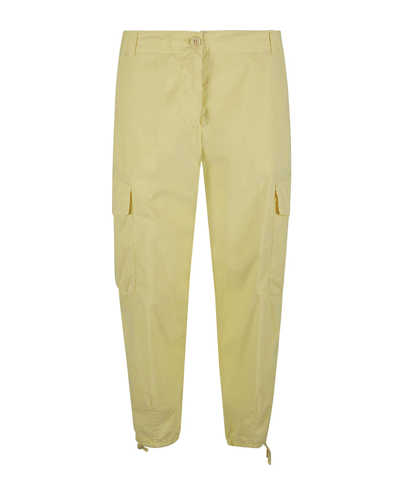 Aspesi Cargo Buttoned Trousers - Yellow