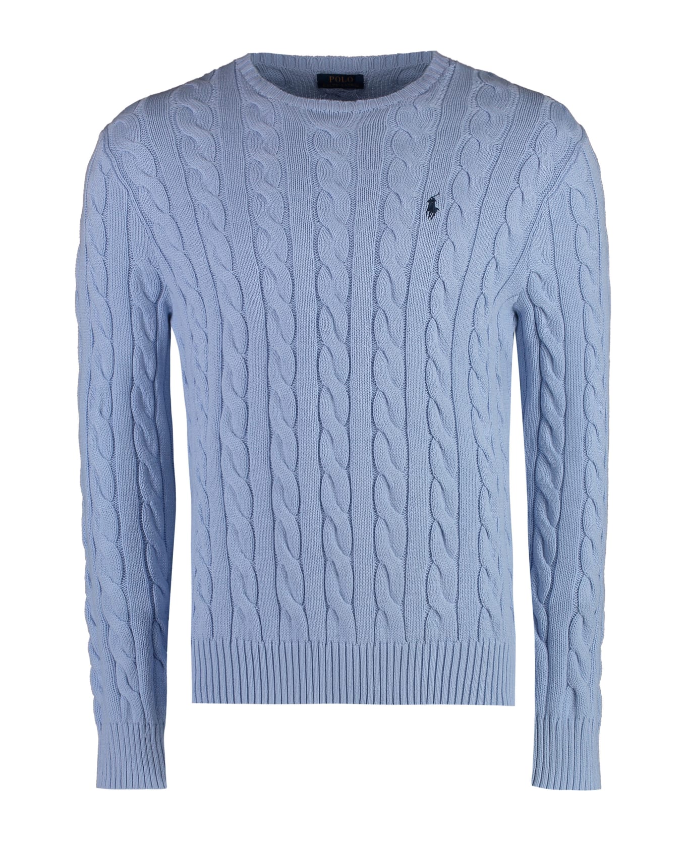 Polo Ralph Lauren Crew-neck Wool Sweater - Light Blue