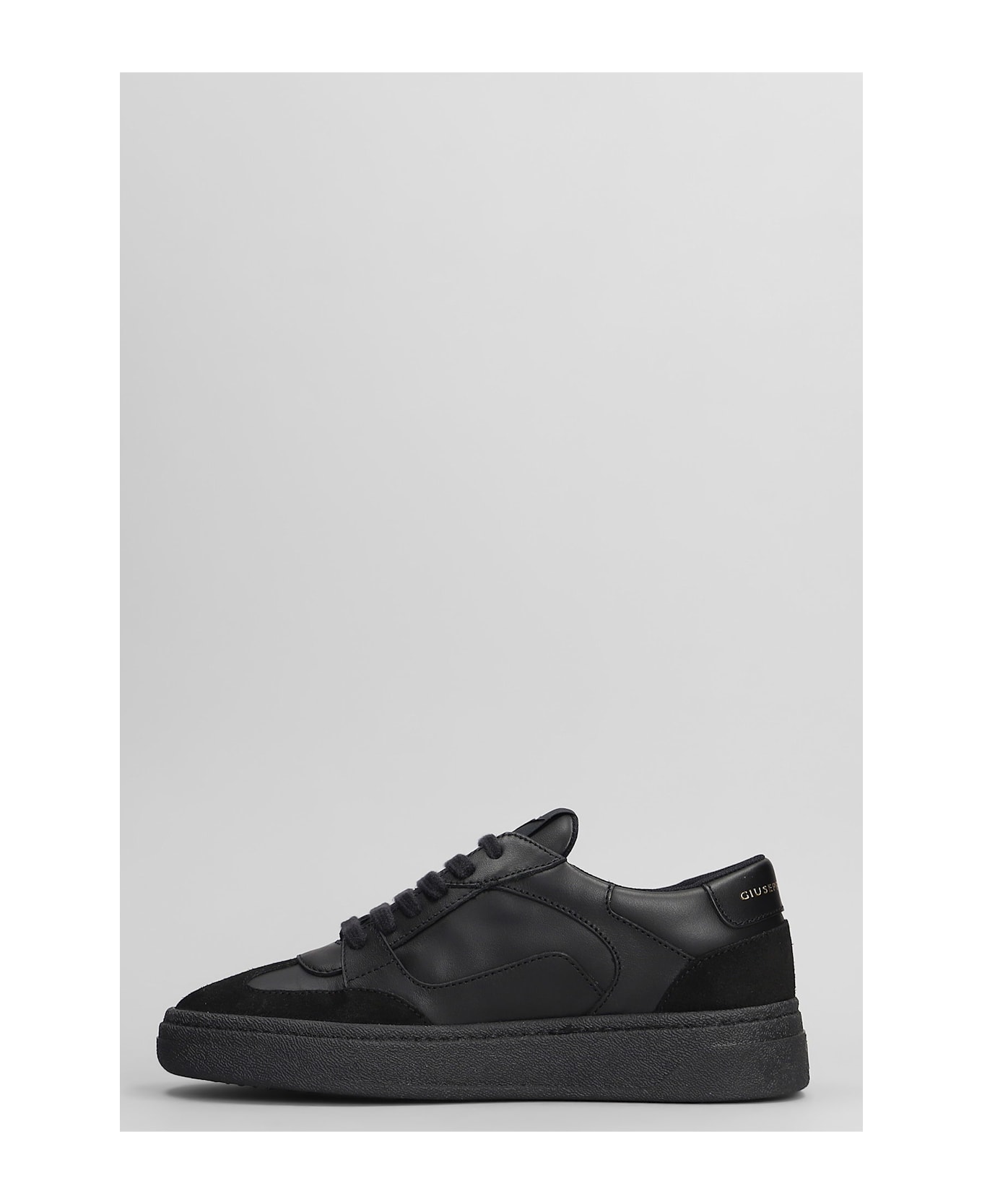 Giuseppe Zanotti Gz94 Sneakers In Black Suede And Leather - black