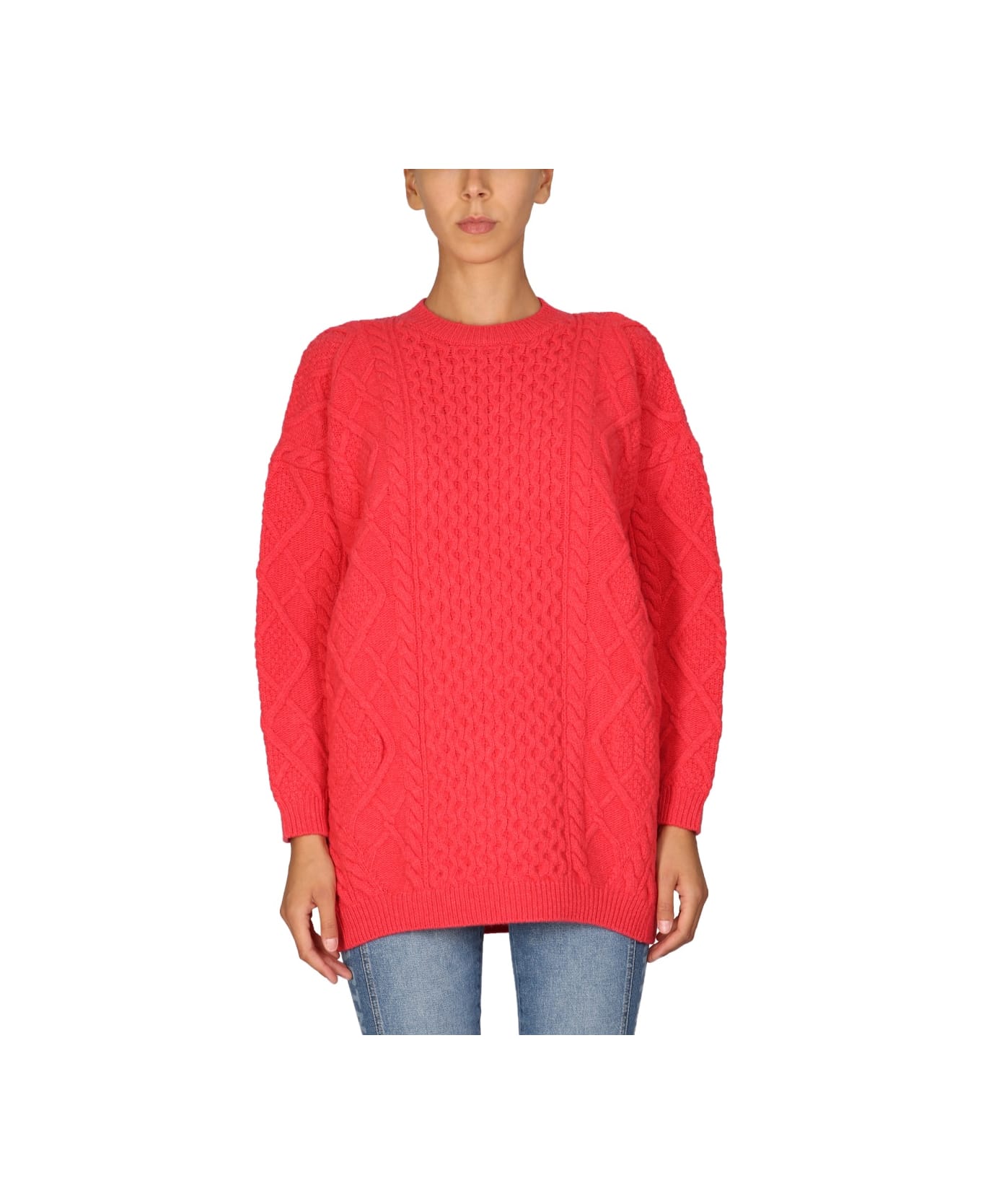 Stella McCartney Wool Crew Neck Sweater - RED ニットウェア