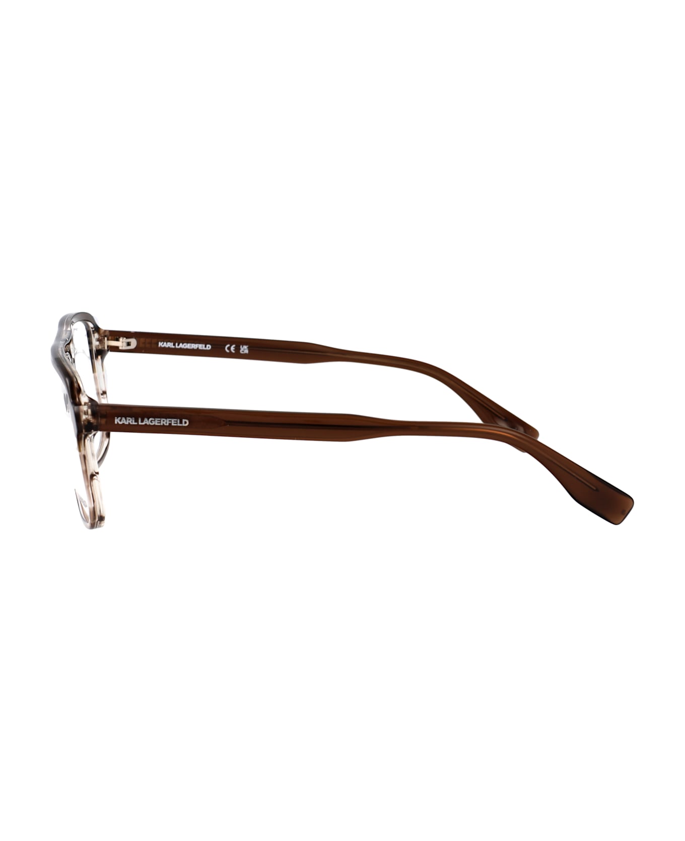 Karl Lagerfeld Kl6156 Glasses - BROWN/STRIPED BROWN