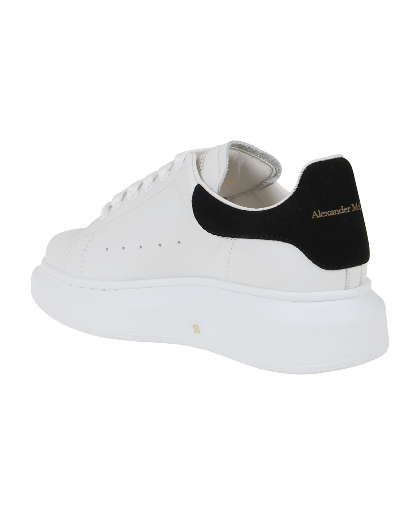 Alexander McQueen Leather Upper And Rubber - White Black