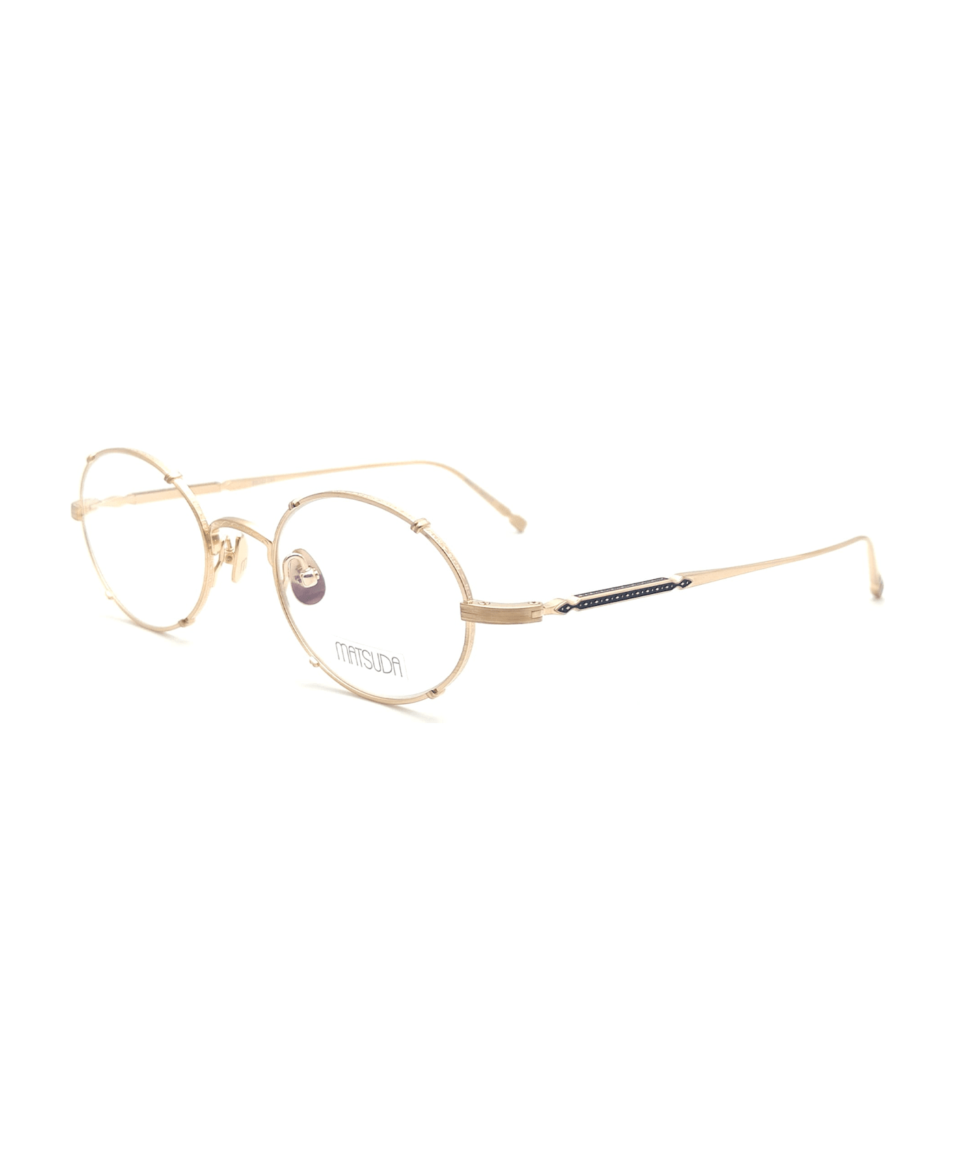 Matsuda M3150 - Brushed Gold Glasses - brushed gold