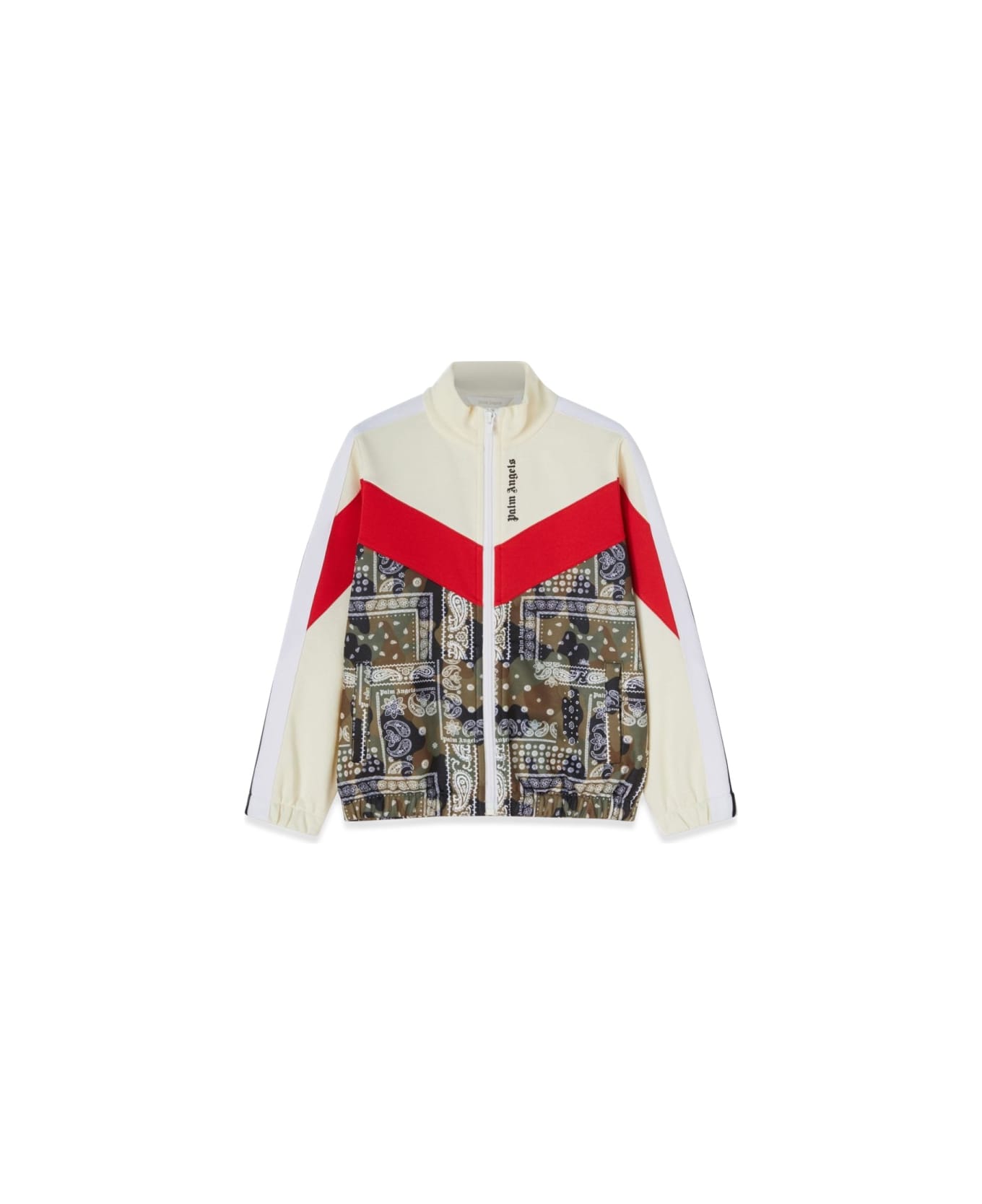 Palm Angels Camou Track Jkt - WHITE