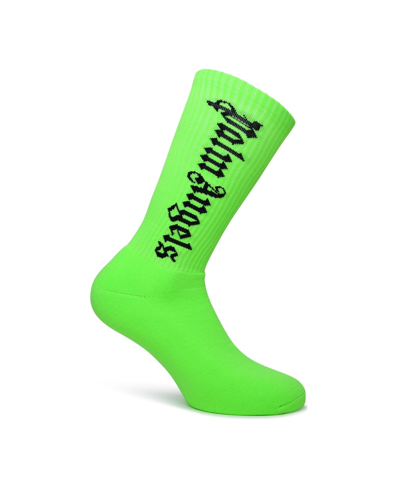 Palm Angels Polyamide Blend Socks - GREEN FLUO-BLACK 靴下