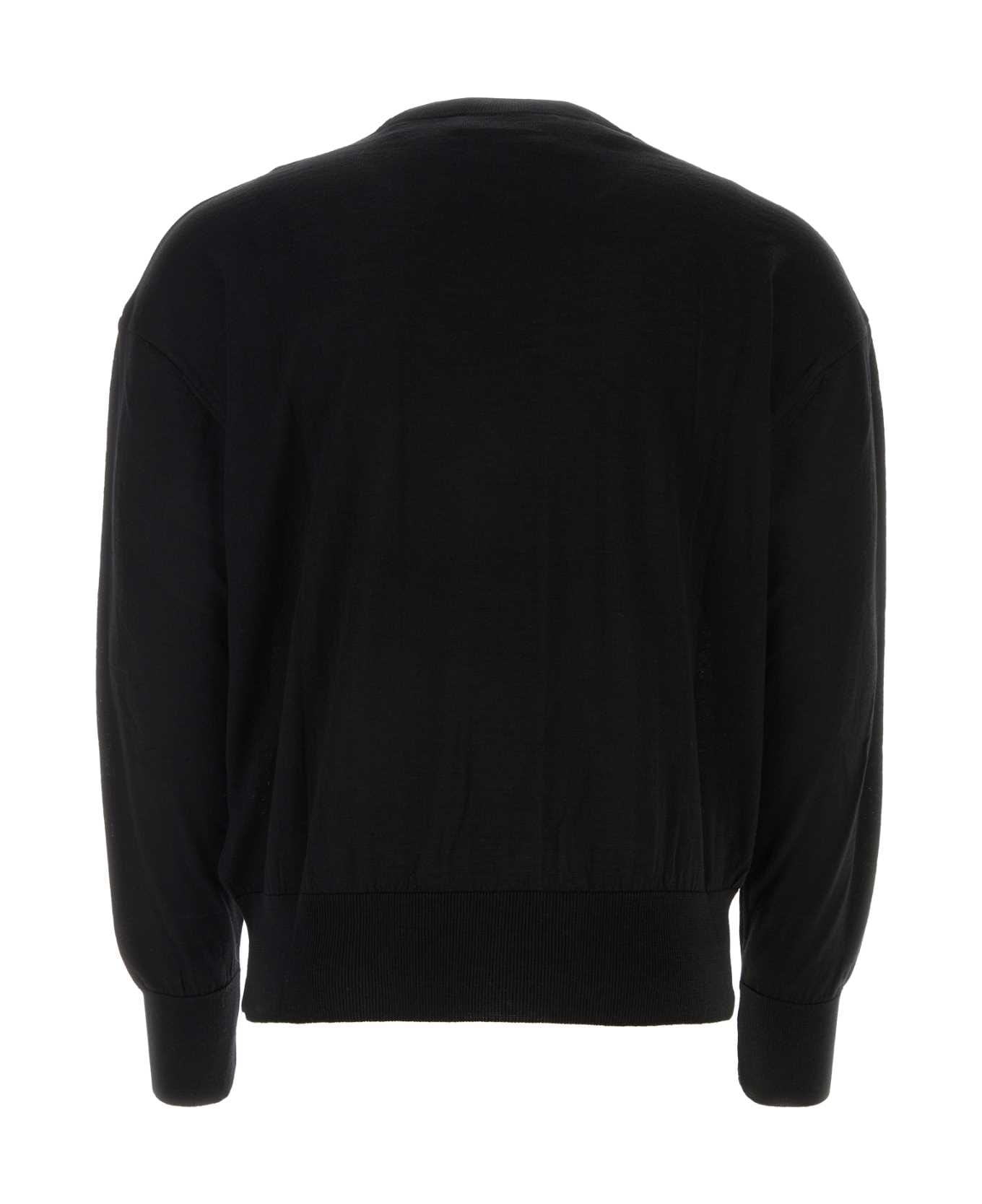 Ami Alexandre Mattiussi Black Wool Sweater - Black