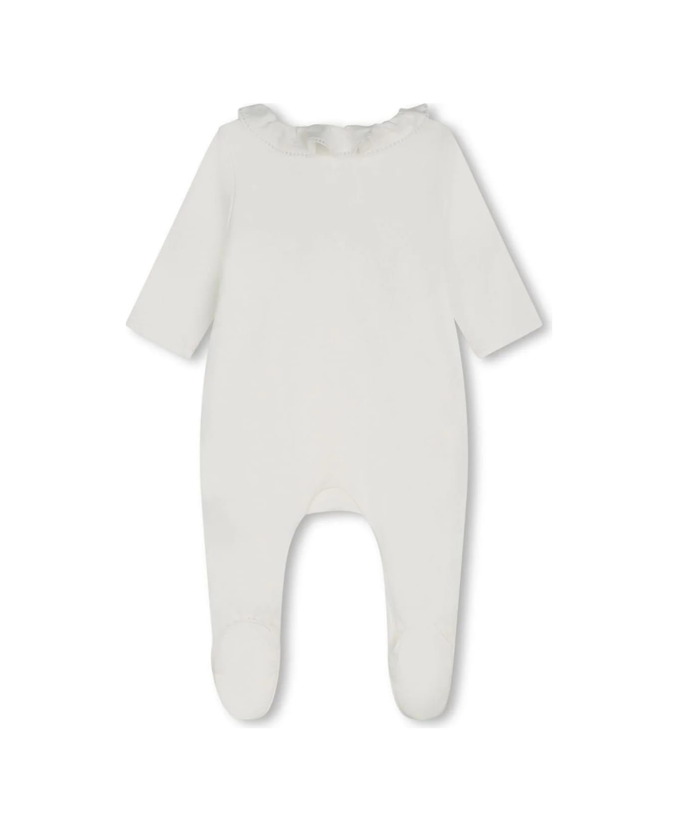 Chloé Gift Set With Playsuit And Bibs - White