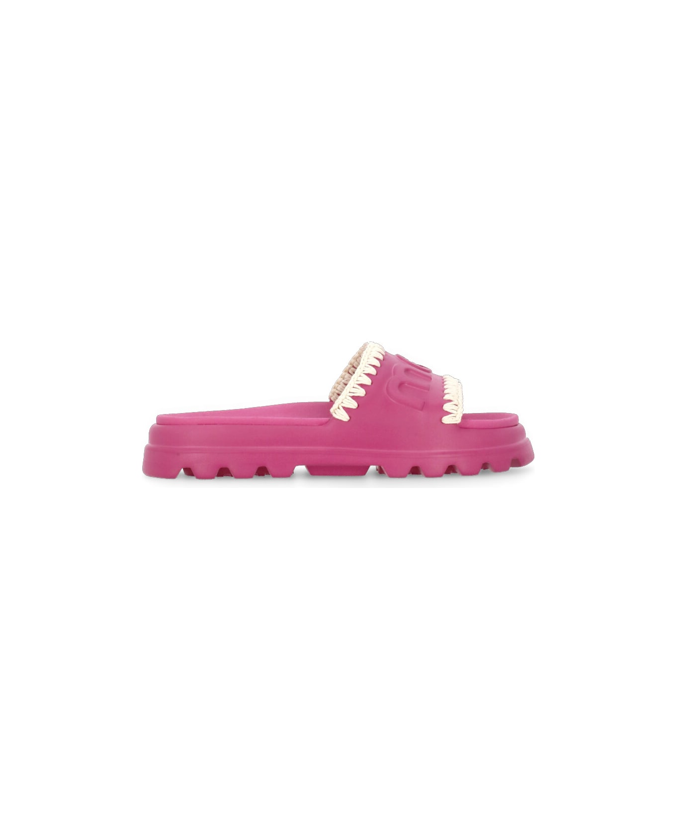 Mou Eva Slippers - Fuchsia