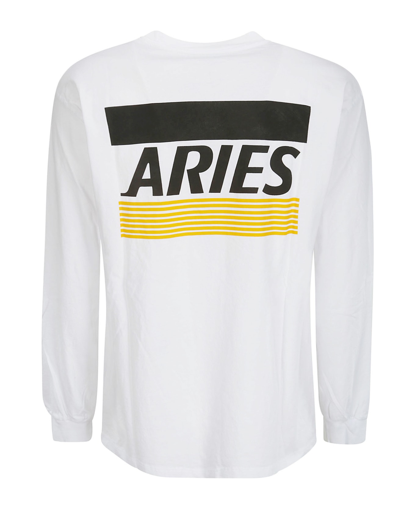 Aries Credit Card Ls Tee - WHITE