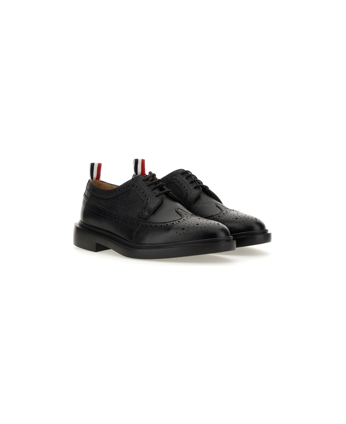 Thom Browne Lace-up Longwing Brogue - BLACK