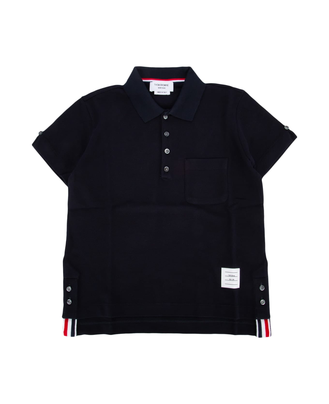 Thom Browne Polo - NAVY Tシャツ＆ポロシャツ