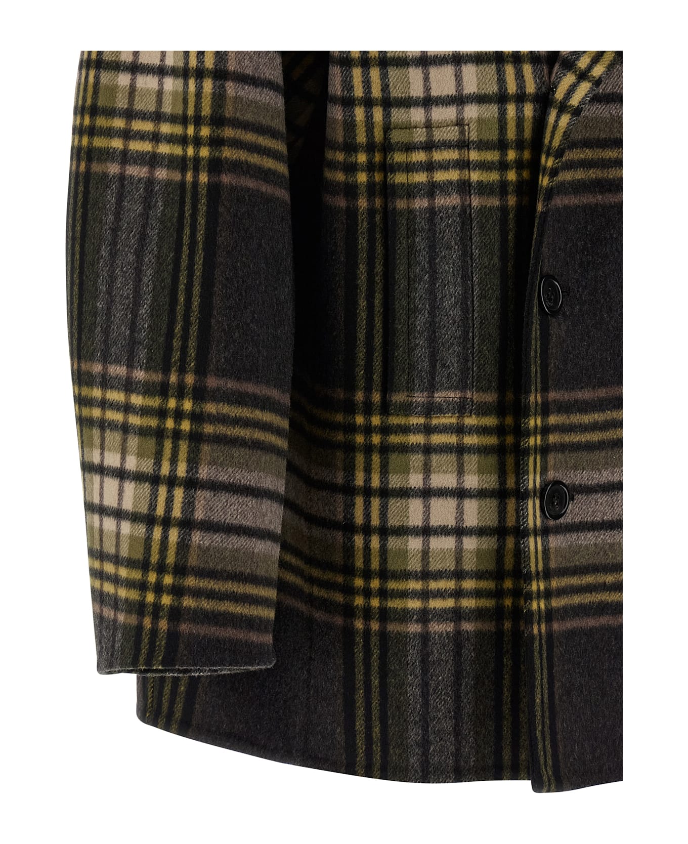 Saint Laurent Caban Coat - Multicolor