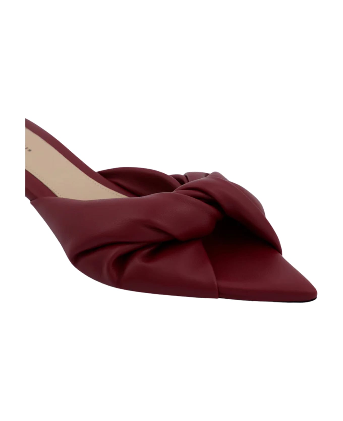 Carven Slingback With Knot - Bordeaux