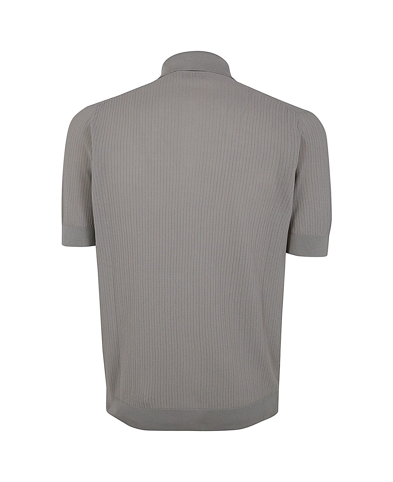 Filippo De Laurentiis Short Sleeves Shirt - Fog