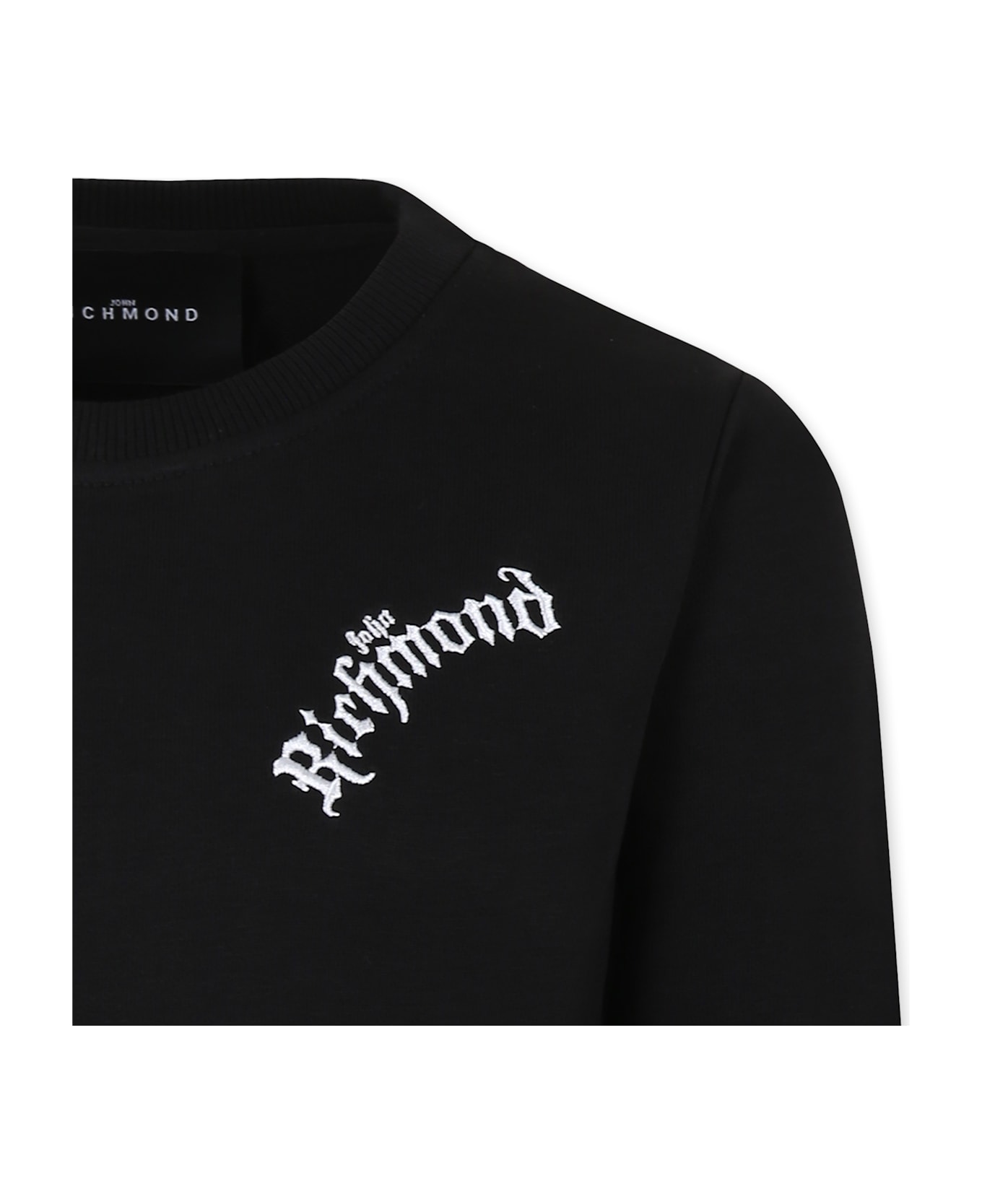 Richmond Black Sweatshirt For Boy - Black