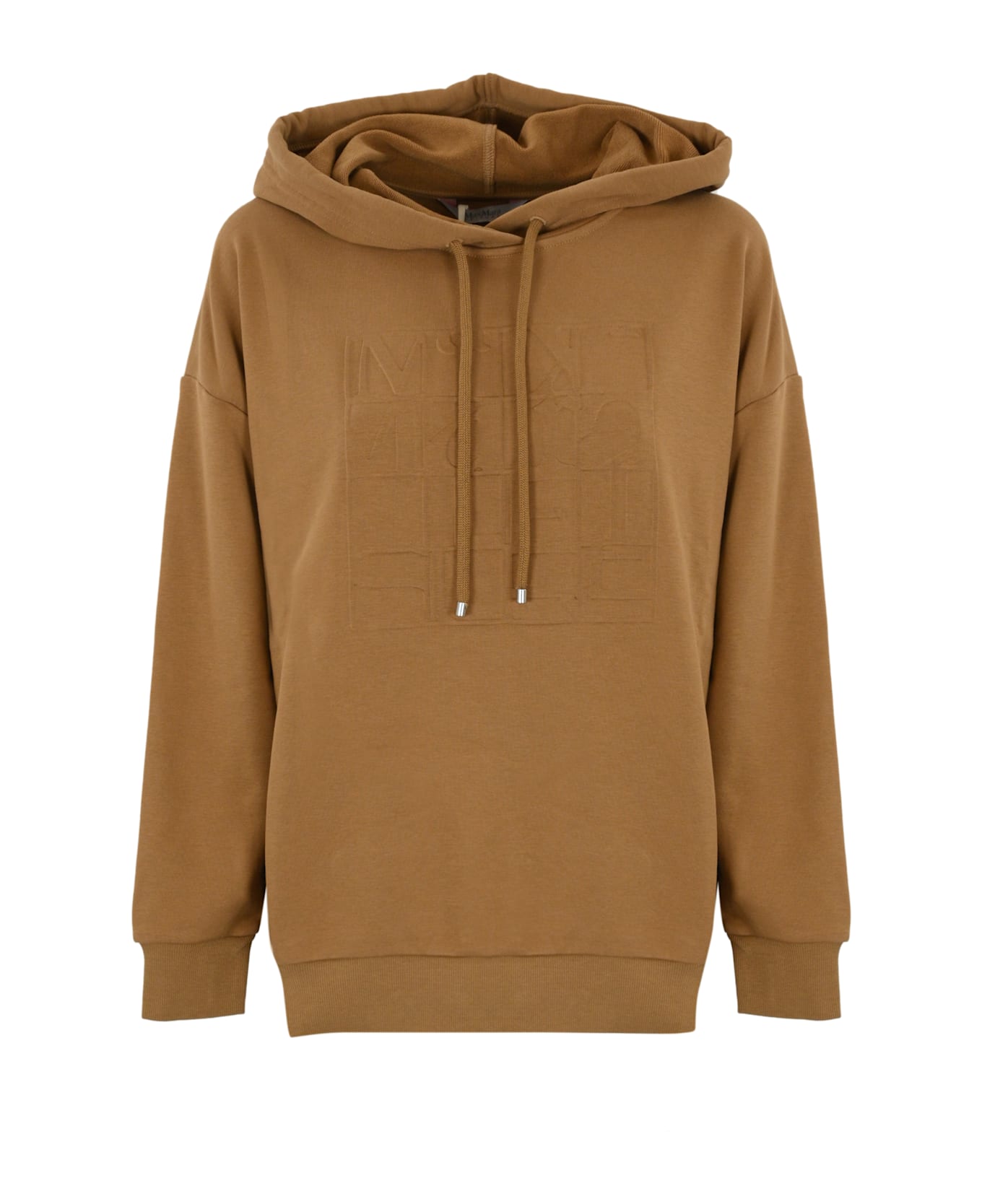 Max Mara Flipper Cotton Sweatshirt - Cuoio