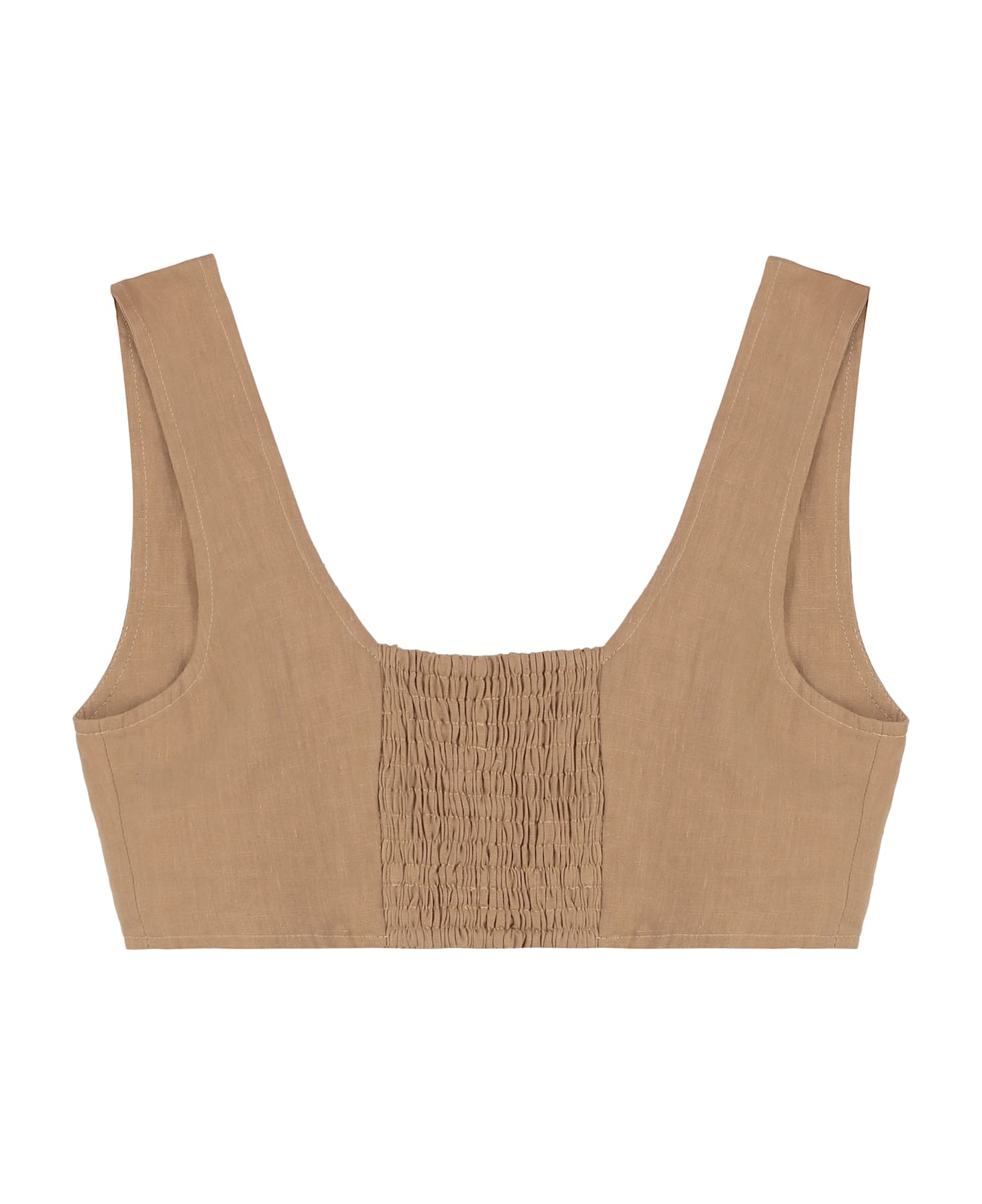 Le Kasha Linen Tank Top - Sand