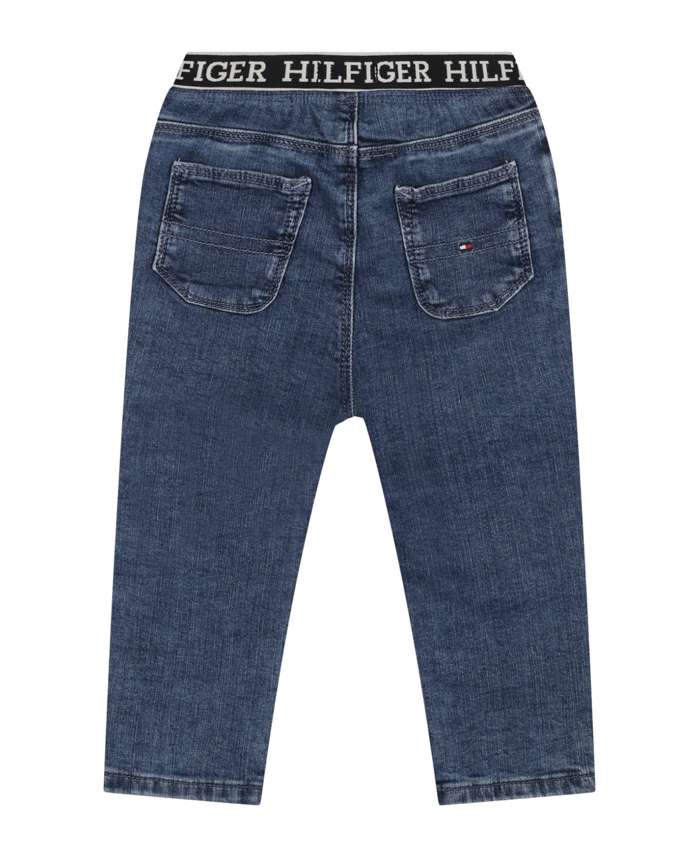 Tommy Hilfiger Denim Jeans For Babies With Logo - Denim