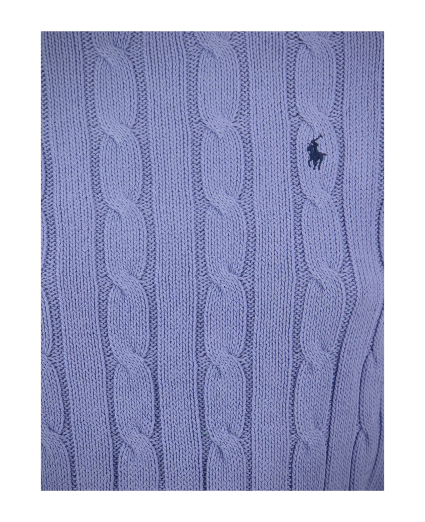 Polo Ralph Lauren Slim-fit Cable Knit - Blue ニットウェア