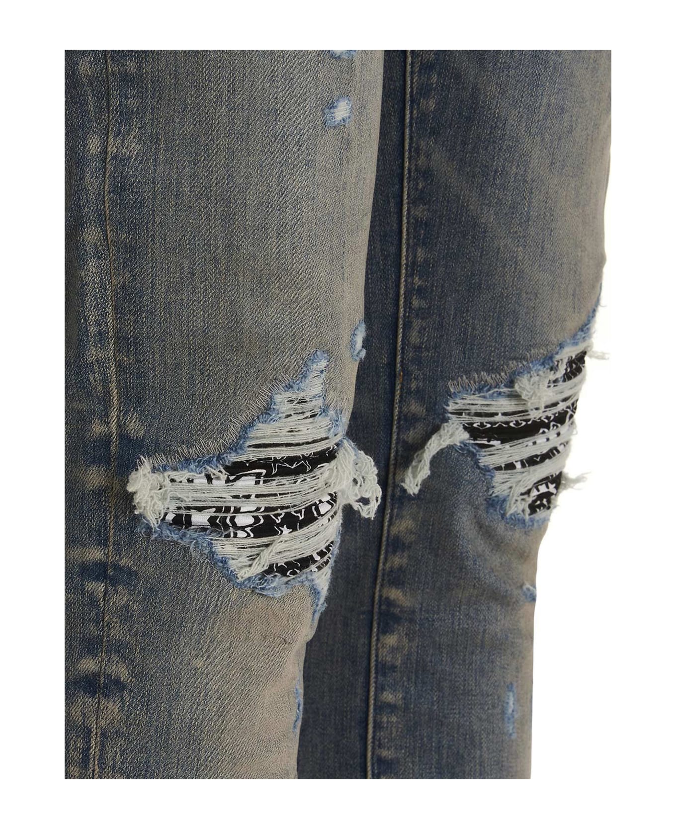 AMIRI Mx1 Bandana Jeans - Light Blue