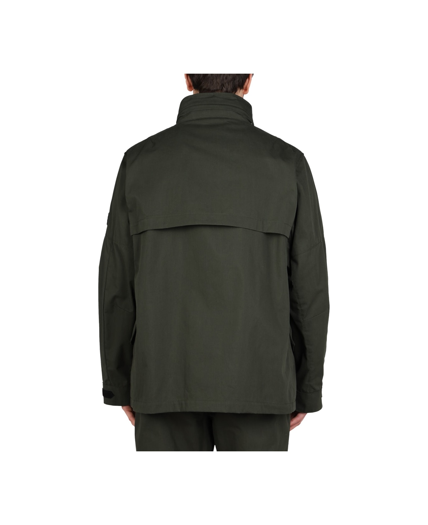 Lardini Double Fabric Jacket - MILITARY GREEN