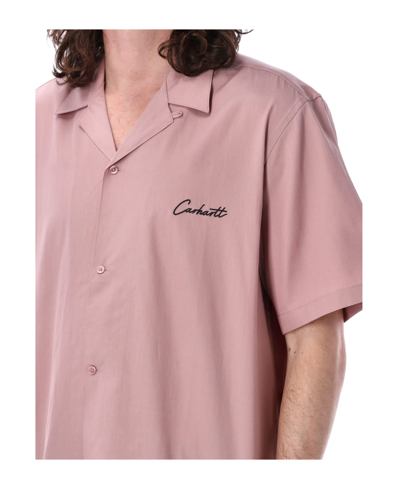 Carhartt S/s Delray Shirt - GLASSY PINK シャツ