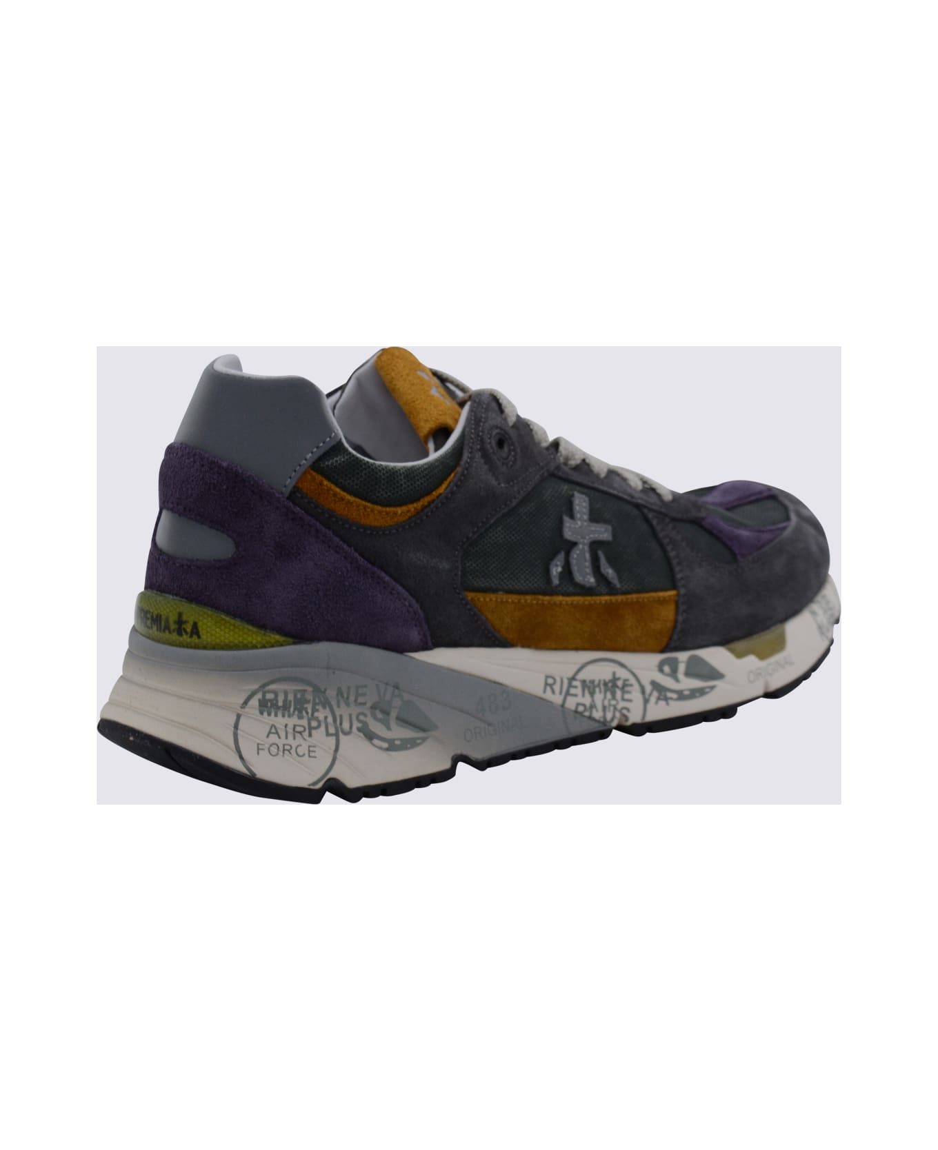 Premiata Multicolor Leather Mase Sneakers