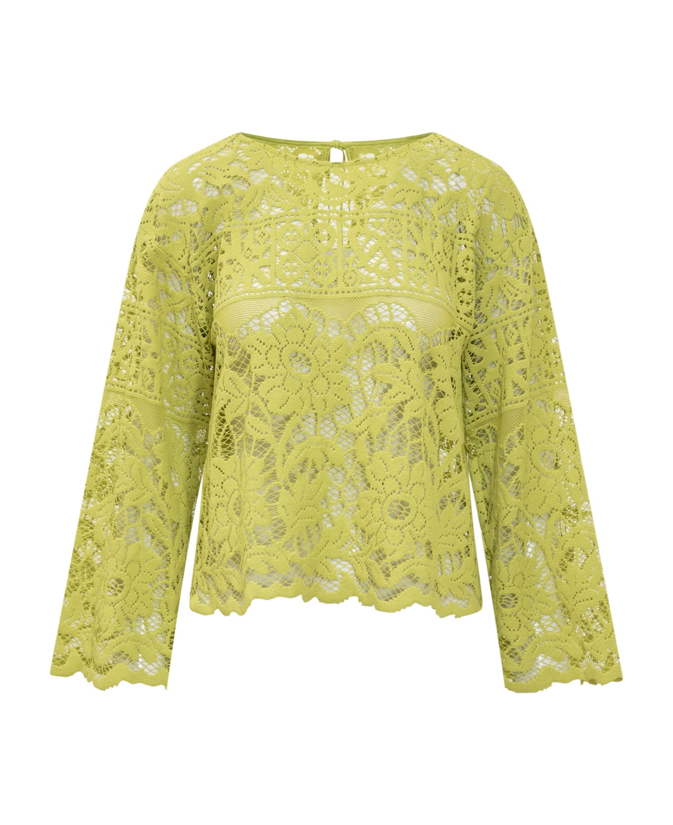 Jucca Lace Blouse - LIME