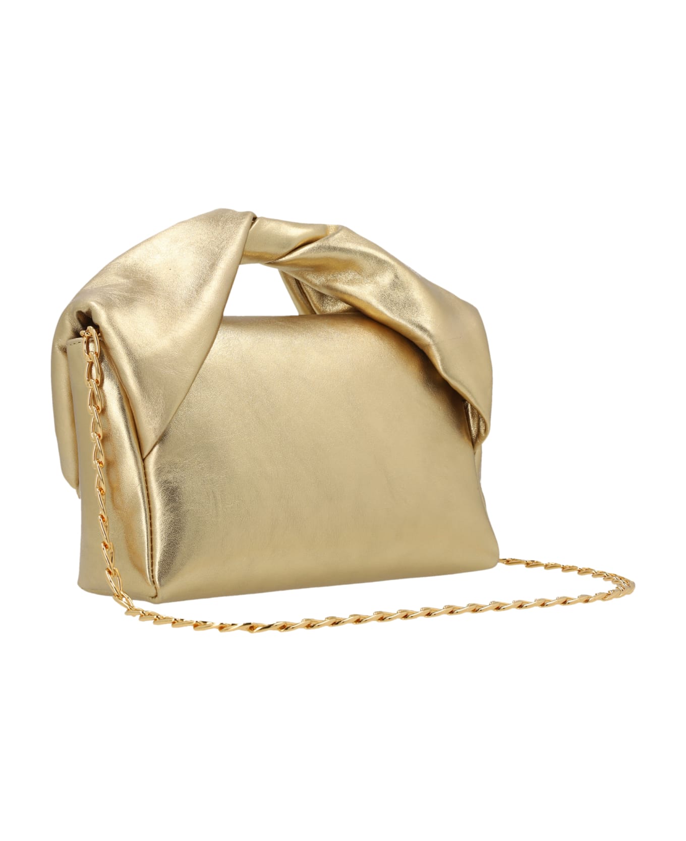 J.W. Anderson 'twister Midi' Handbag - gold トートバッグ