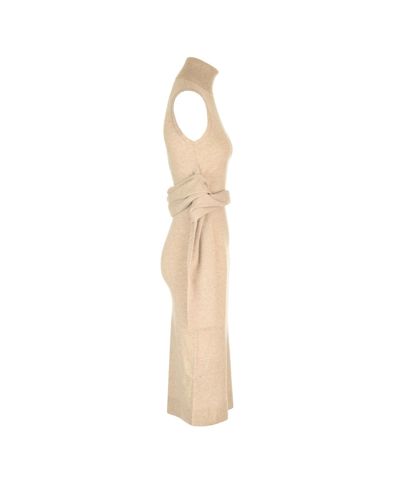 MM6 Maison Margiela Midi Dress - Beige