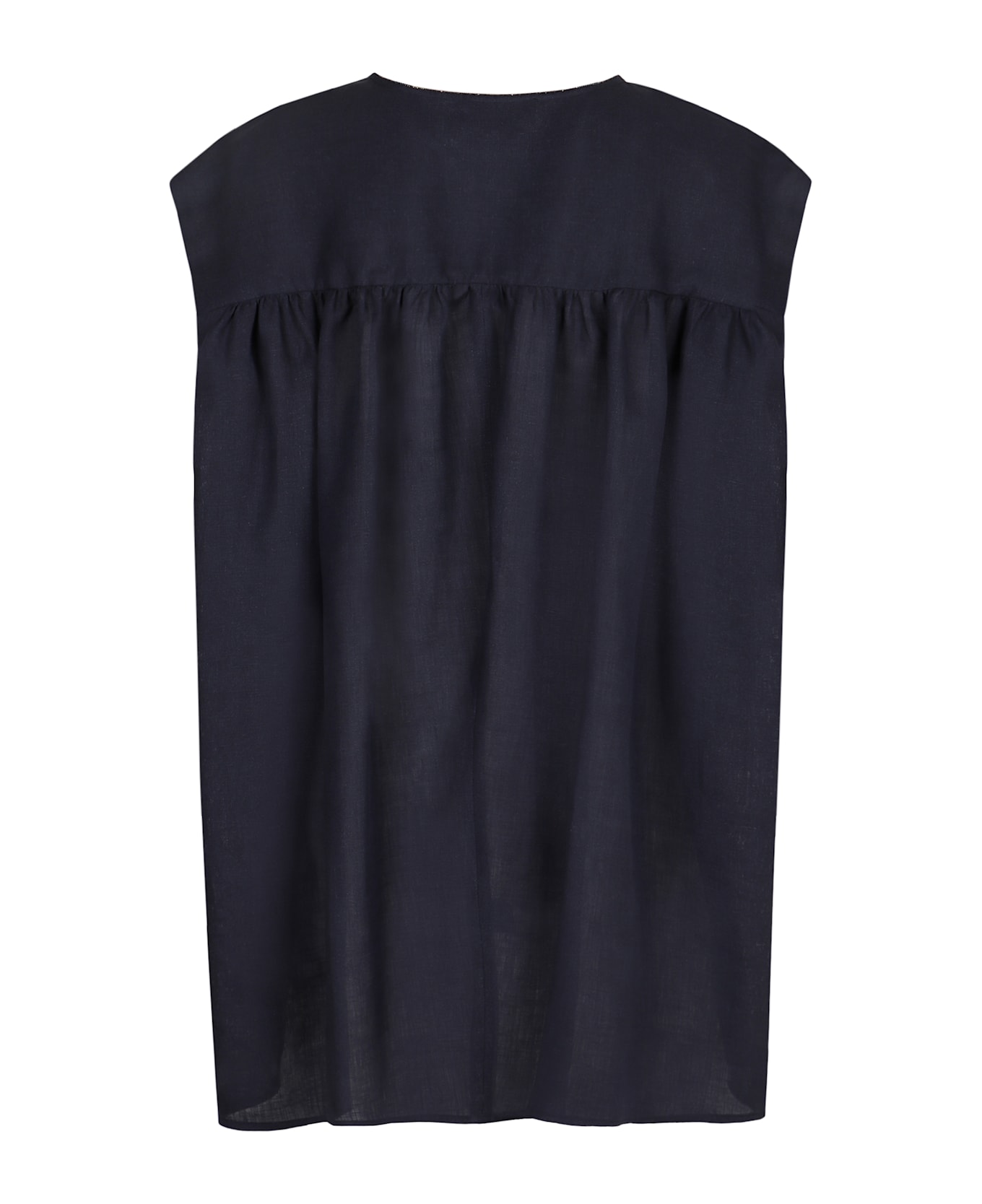 Fabiana Filippi Linen Blouse - blue