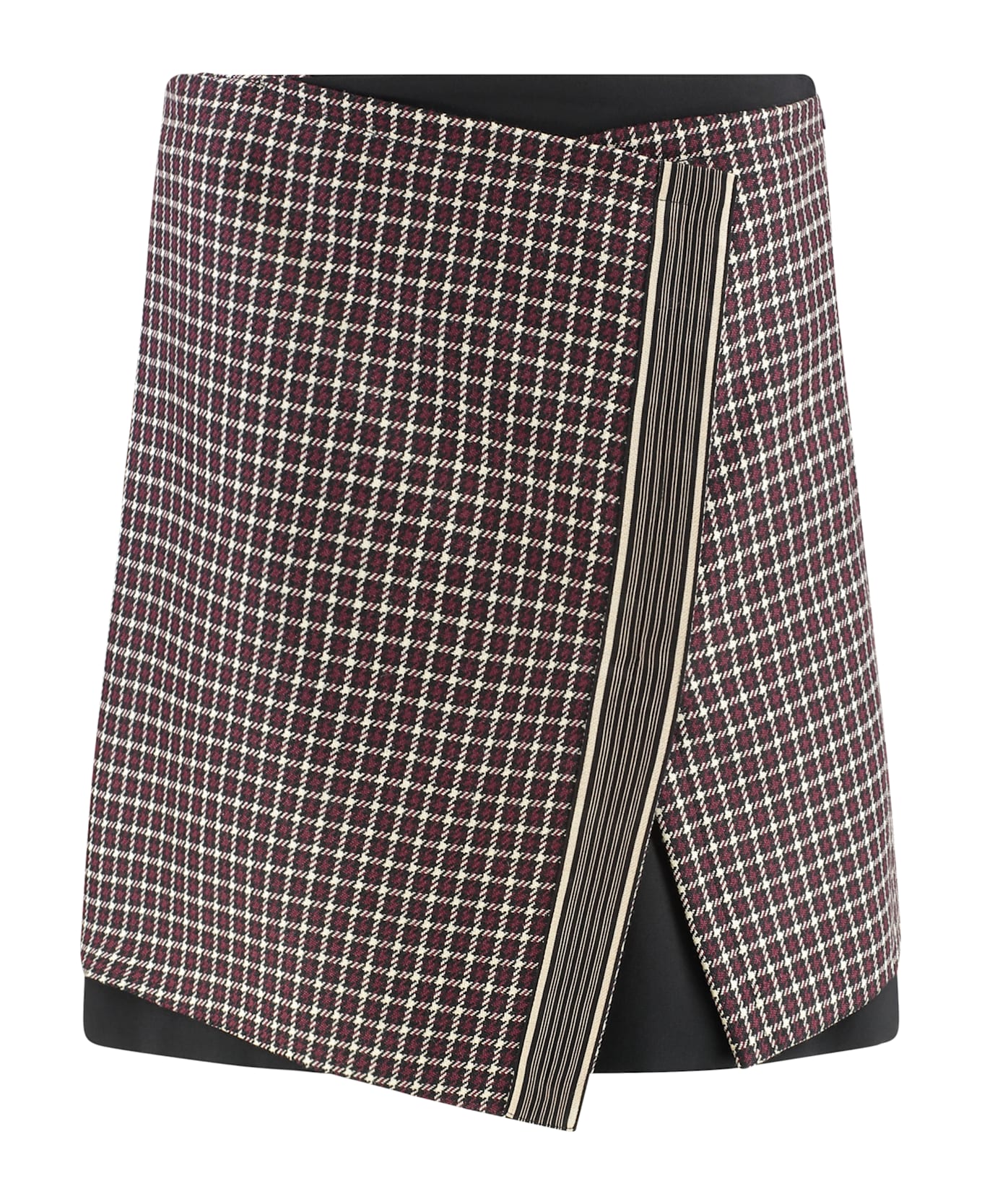 Etro Wool Mini Skirt - Burgundy