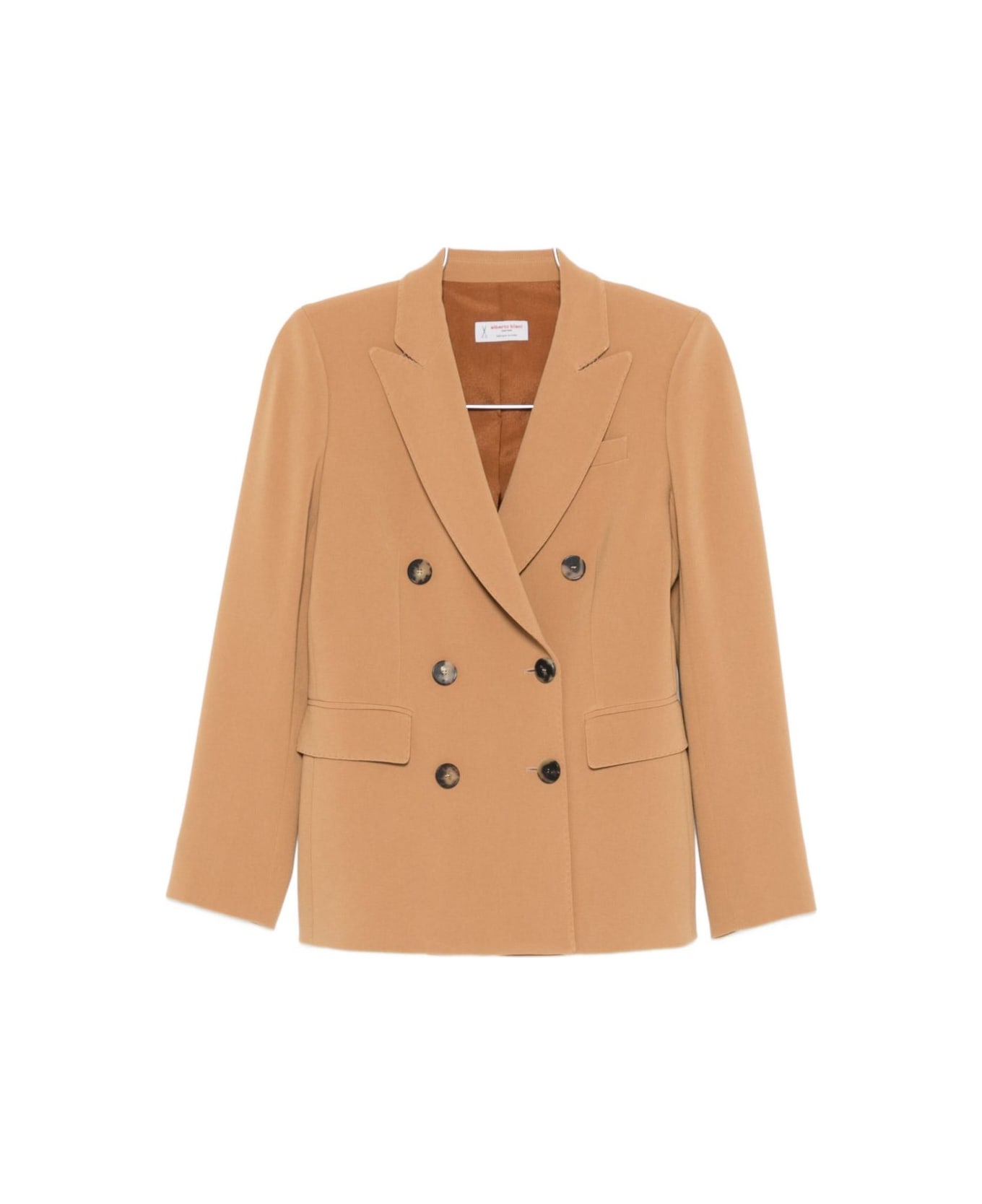 Alberto Biani Double-breasted Jacket - Camel