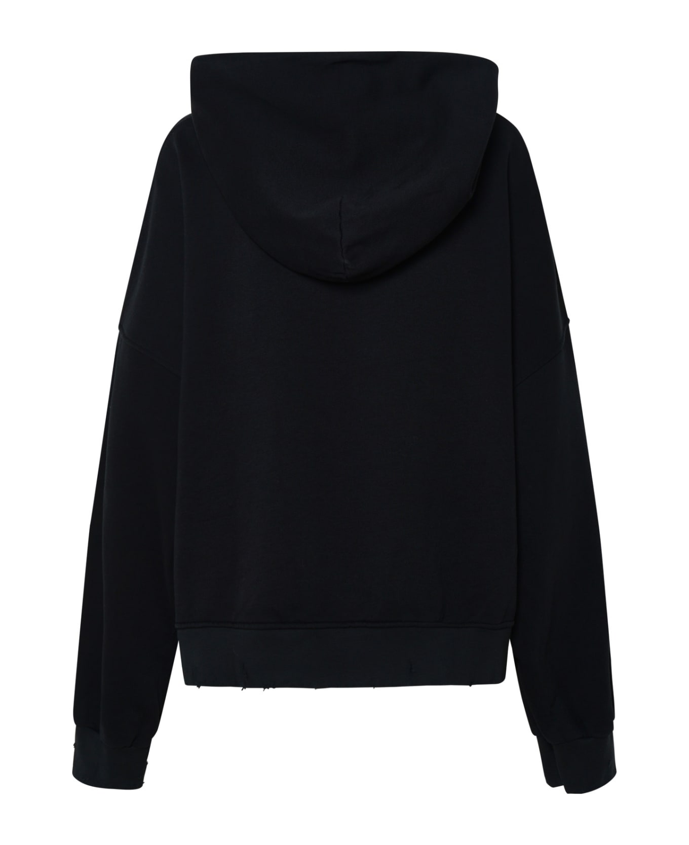Barrow Black Cotton Sweatshirt - Black