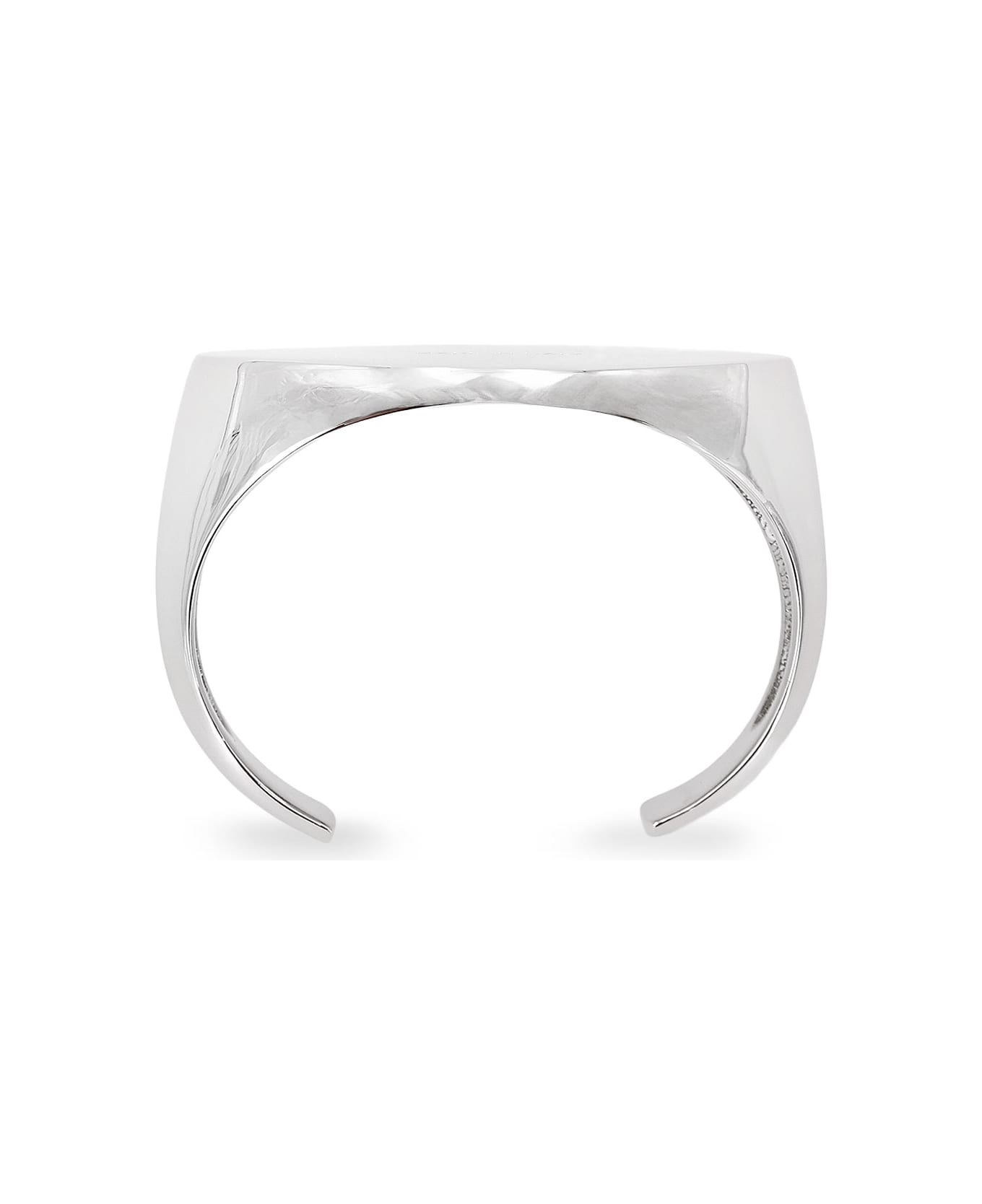 MM6 Maison Margiela Brass Bracelet - Polished palladio