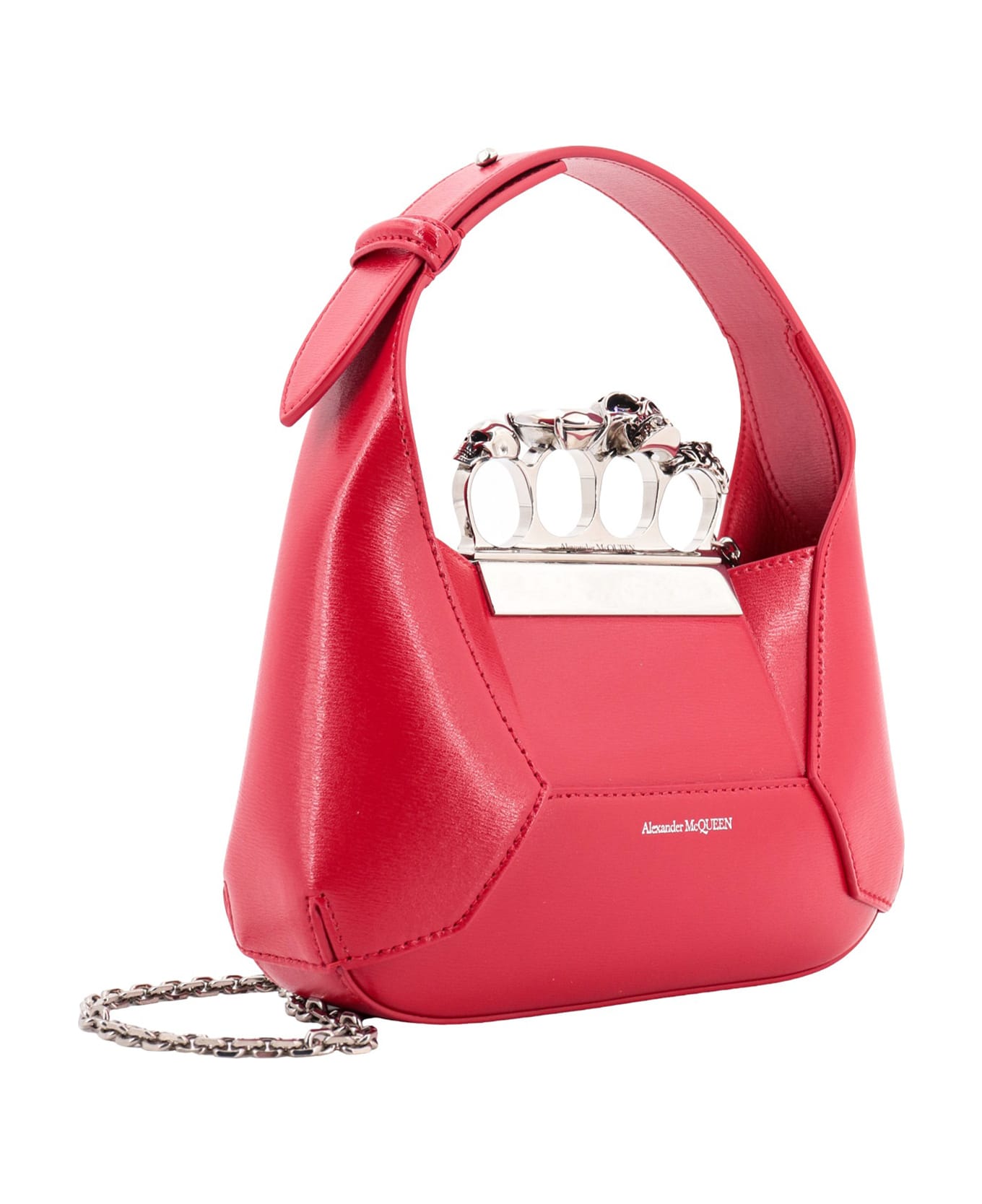 Alexander McQueen Jewelled Handbag - Red