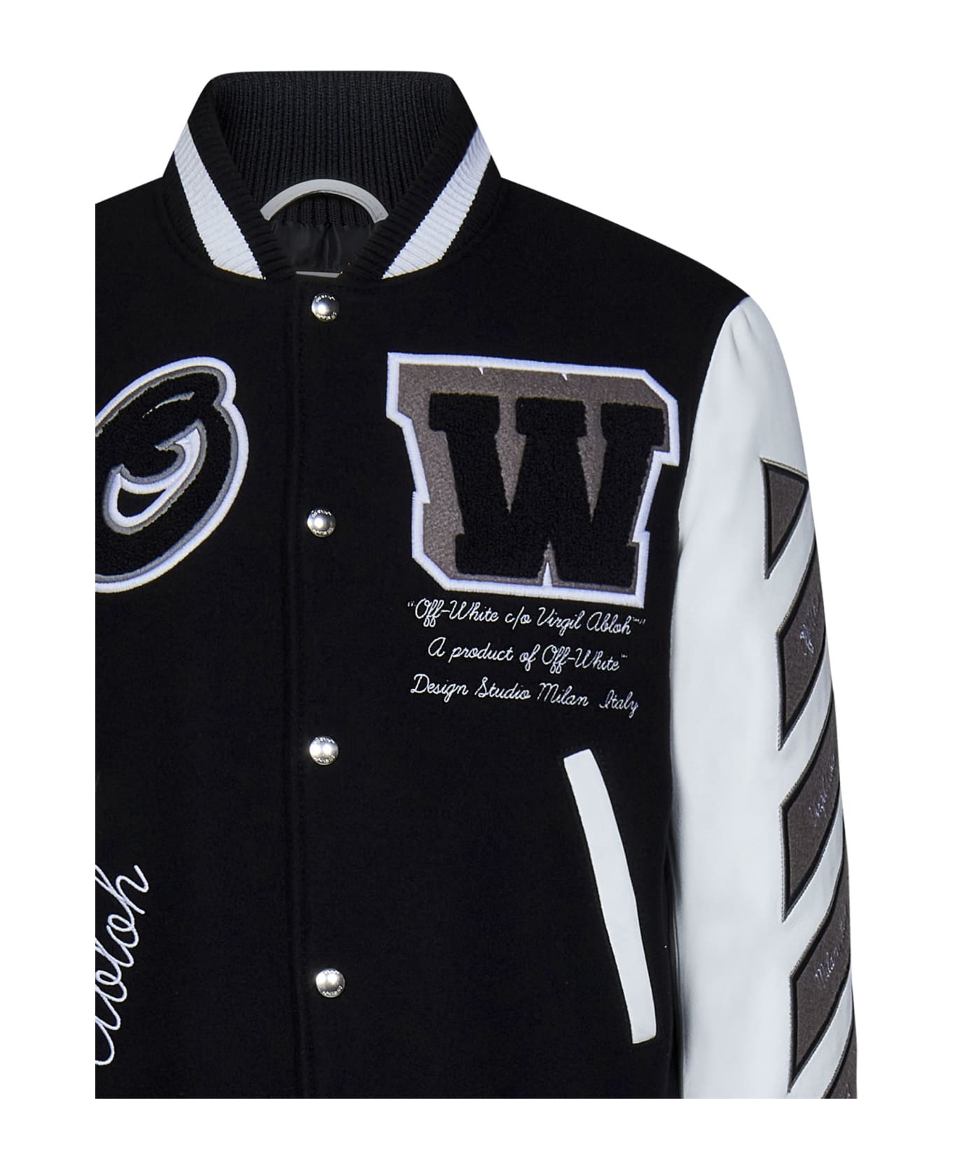 Off-White Varsity Jacket - Black