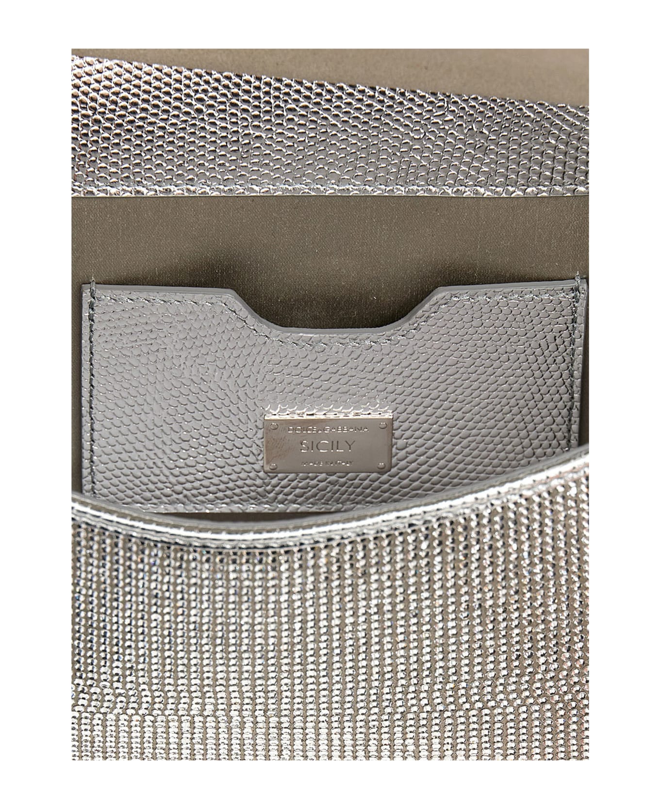Dolce & Gabbana 'sicily' Small Handbag - Silver
