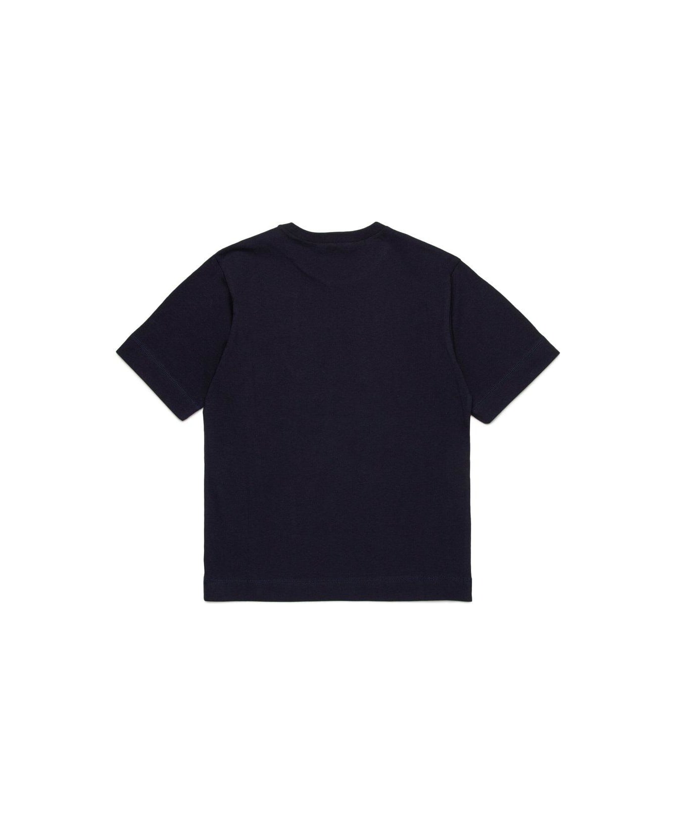 Marni Logo Detailed Crewneck T-shirt - Black