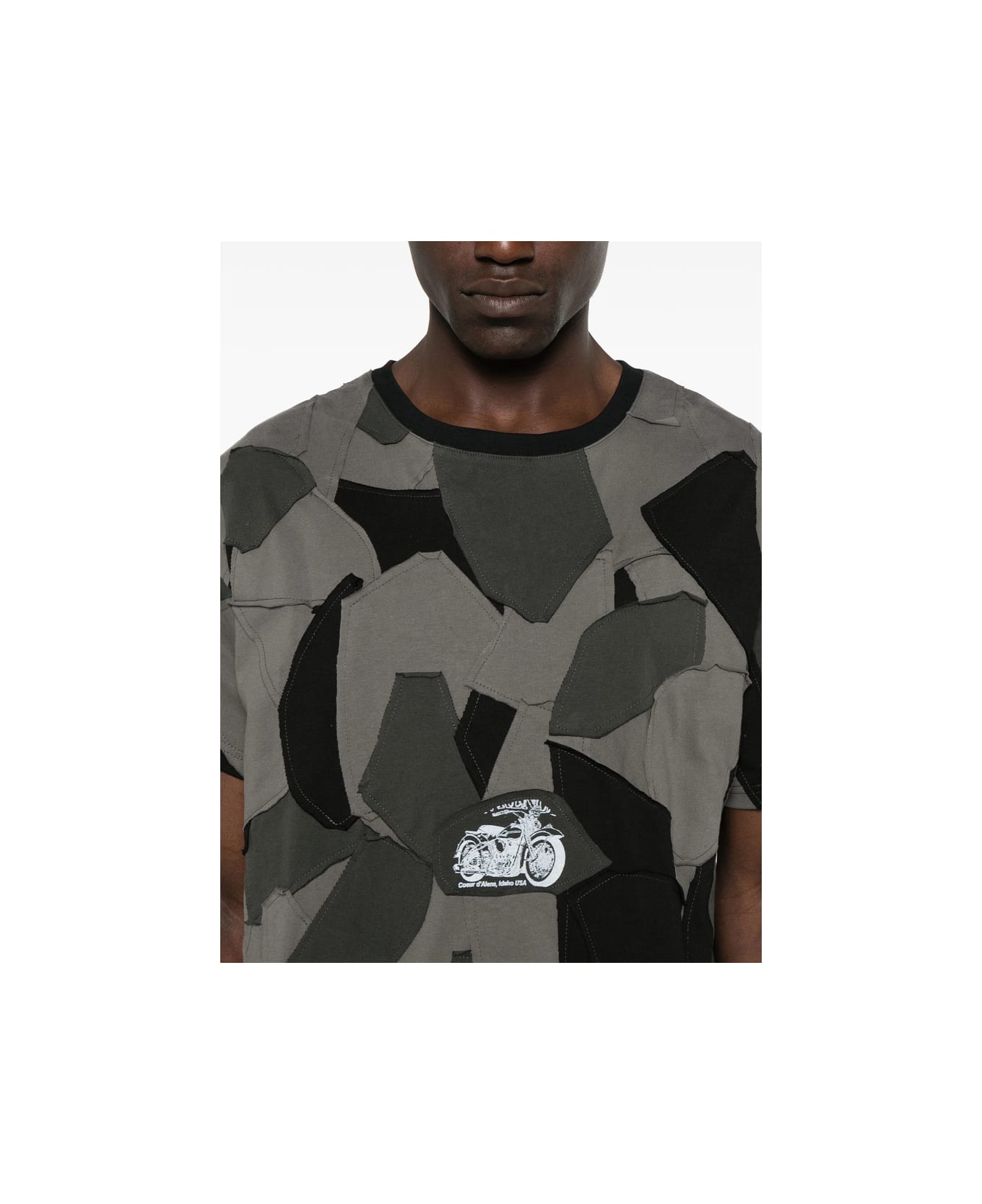 Who Decides War T-shirt - GREY/BLACK